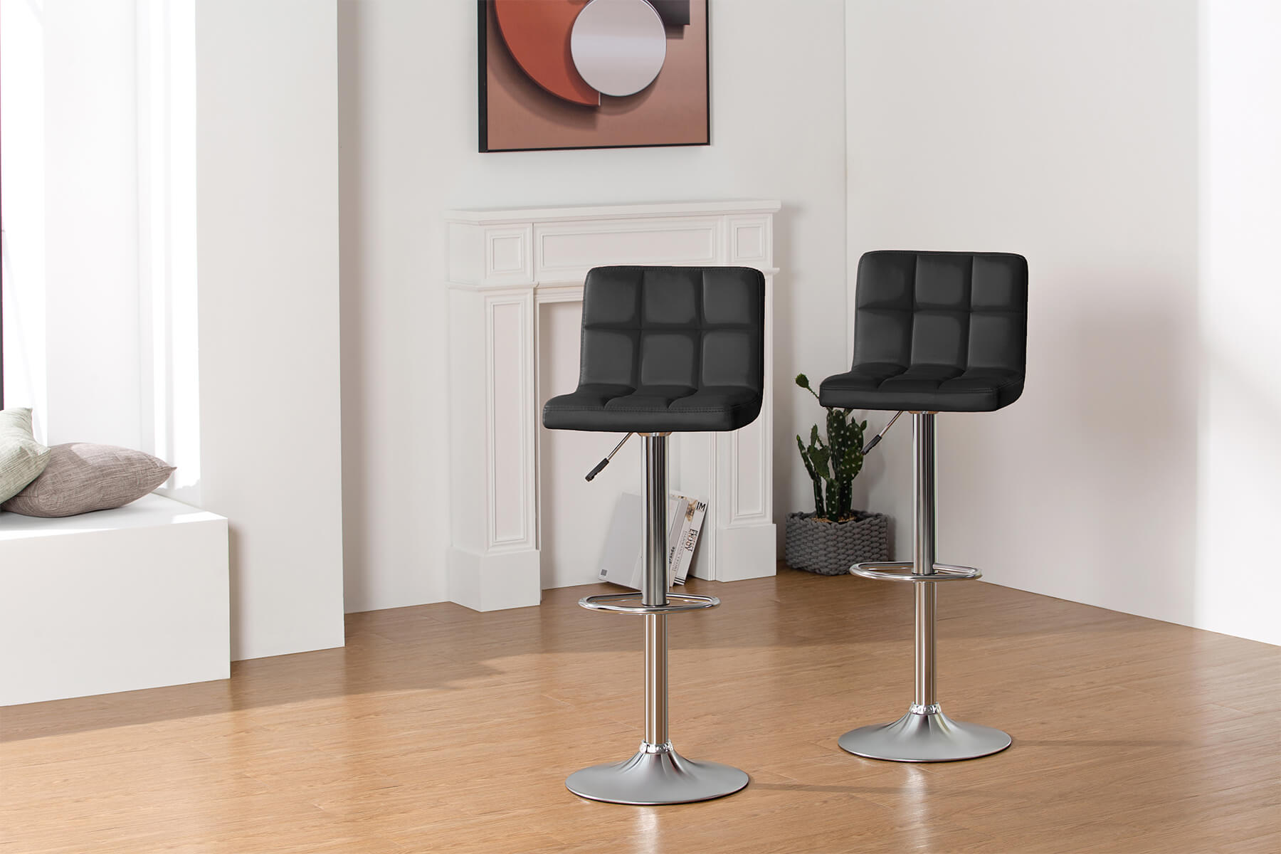 homall-bar-stool-barhocker-2er-set-wei-h-henverstellbar image 3