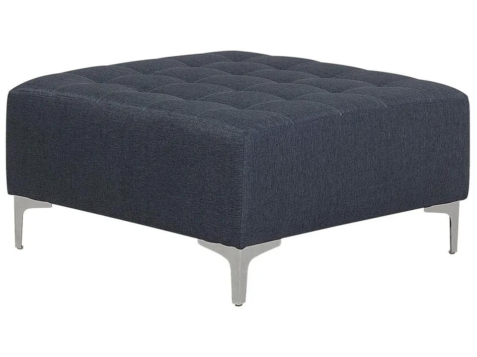 beliani-aberdeen-ottomane-dunkelgrau-stoffhocker image 1