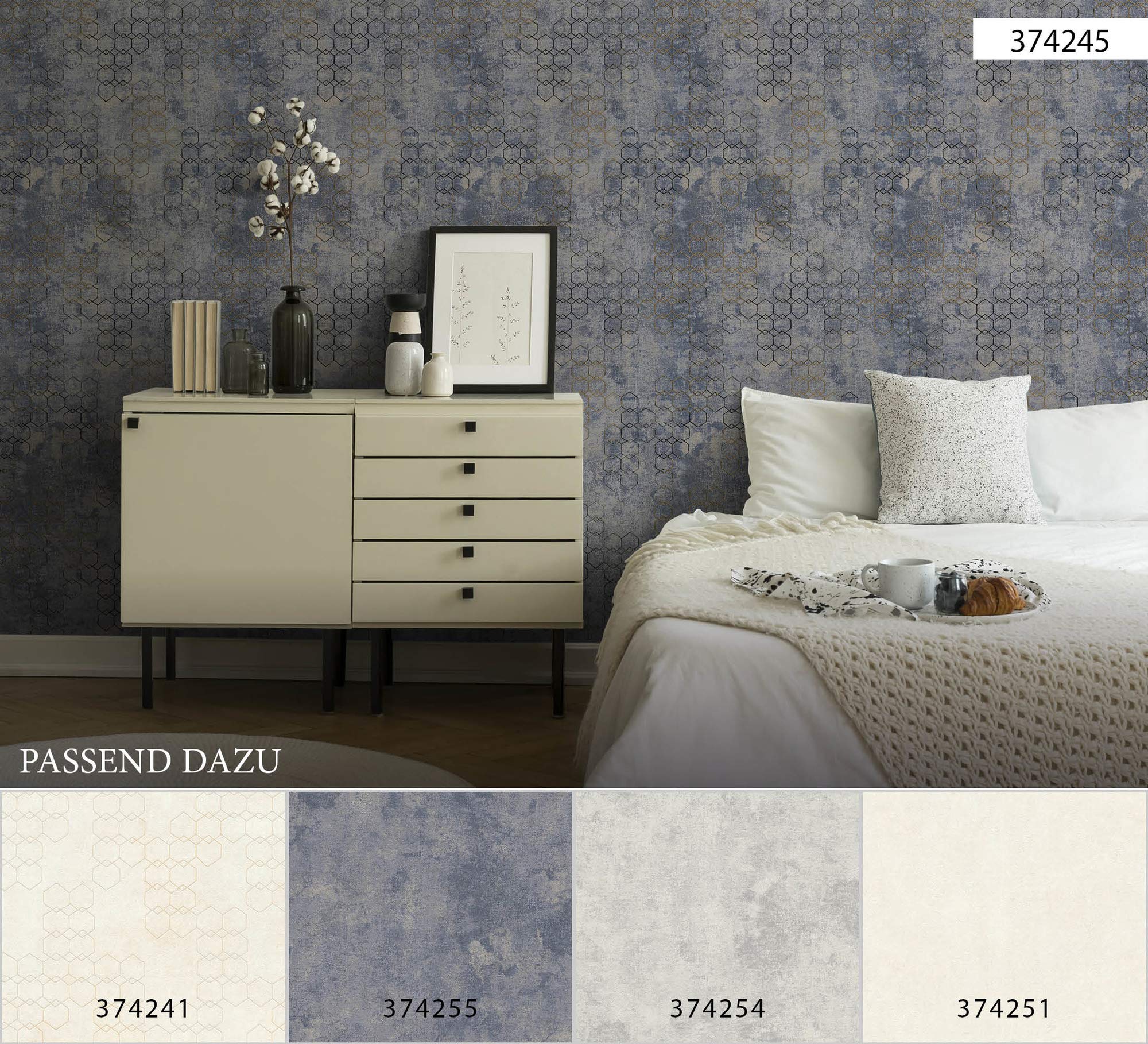 a-s-cr-ation-new-walls-374245-vliestapete-blau-metallic-grau image 6