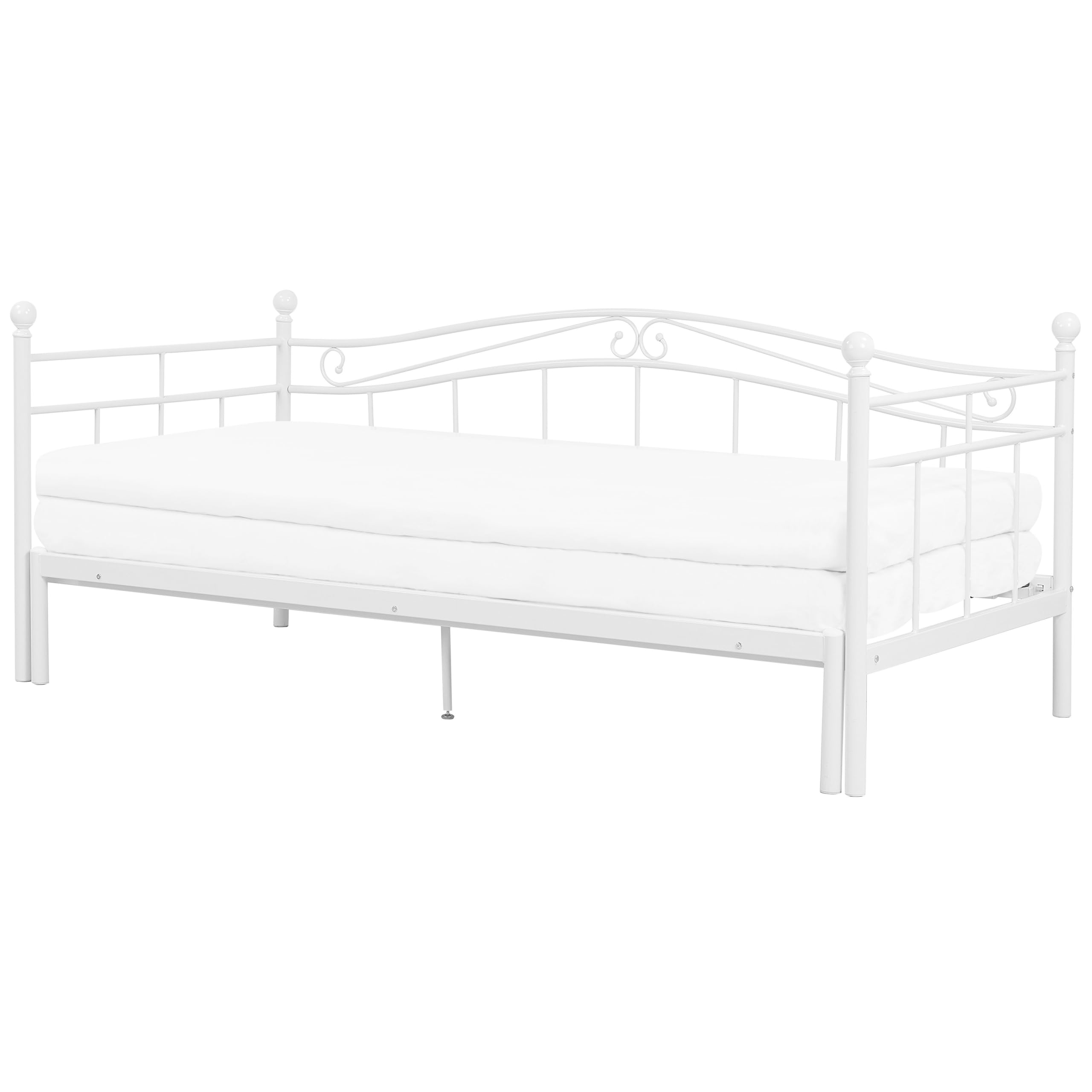 beliani-tulle-tagesbett-metall-wei-90x200-ausziehbar image 4