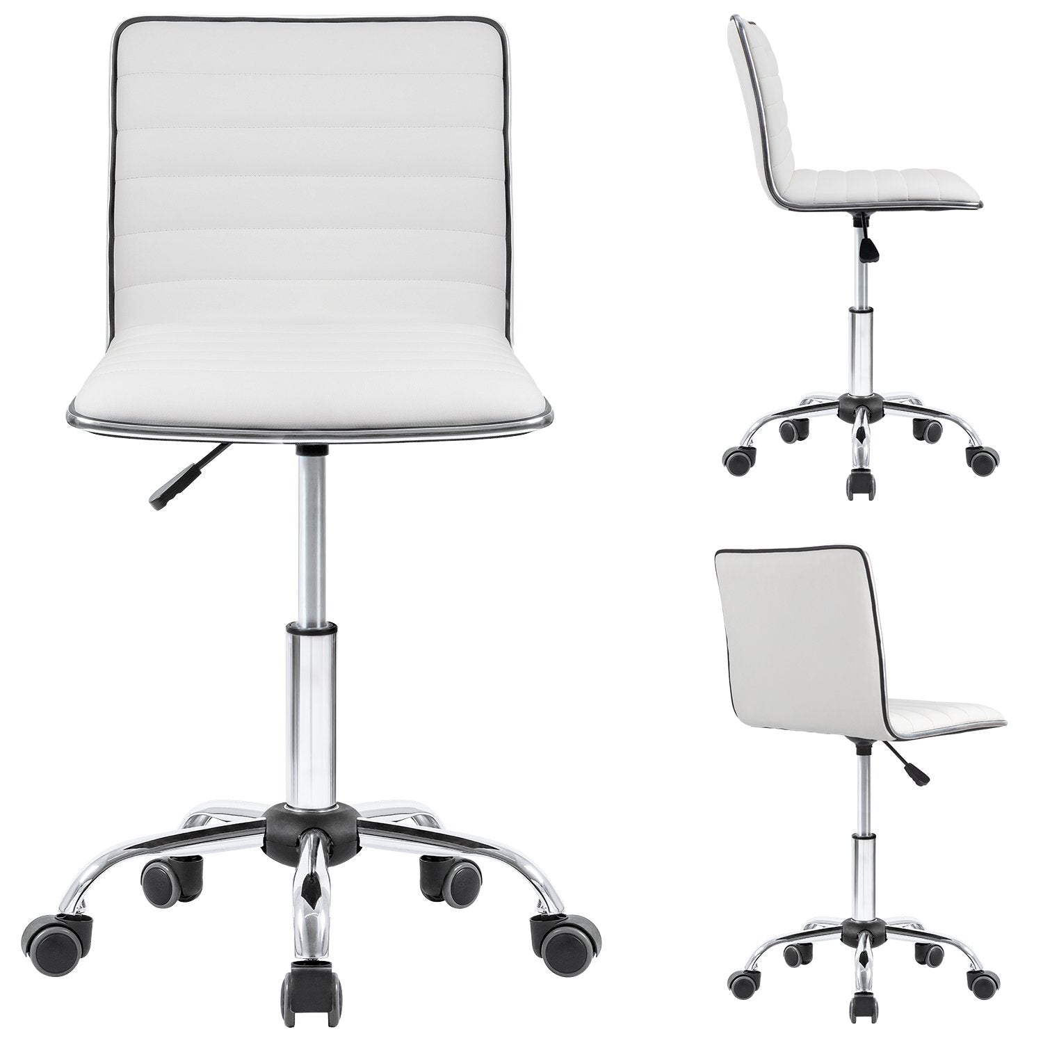 homall-office-leather-chair-b-rostuhl-kunstleder-schwarz-3 image 4