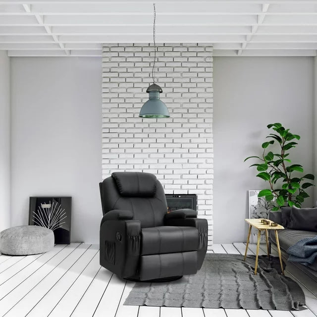 homall-recliner-chair-massagesessel-schwarz-leder-heizung image 3