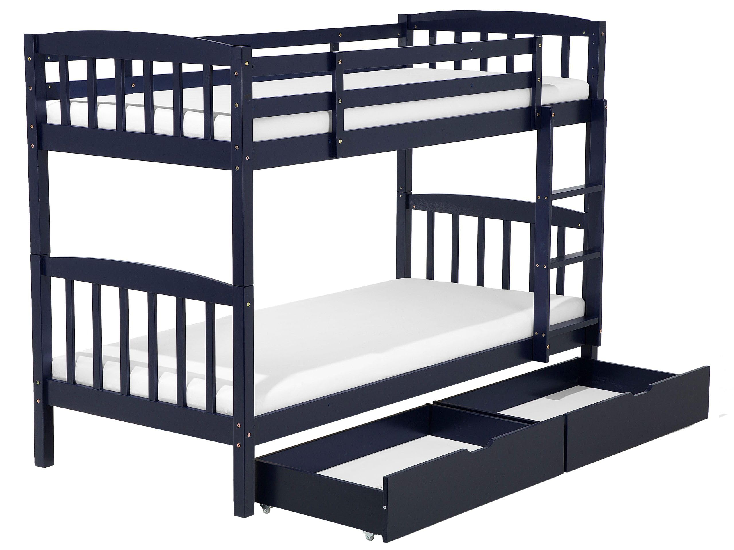 beliani-revin-hochbett-90x200-dunkelblau-kiefer-2-bettkasten image 1
