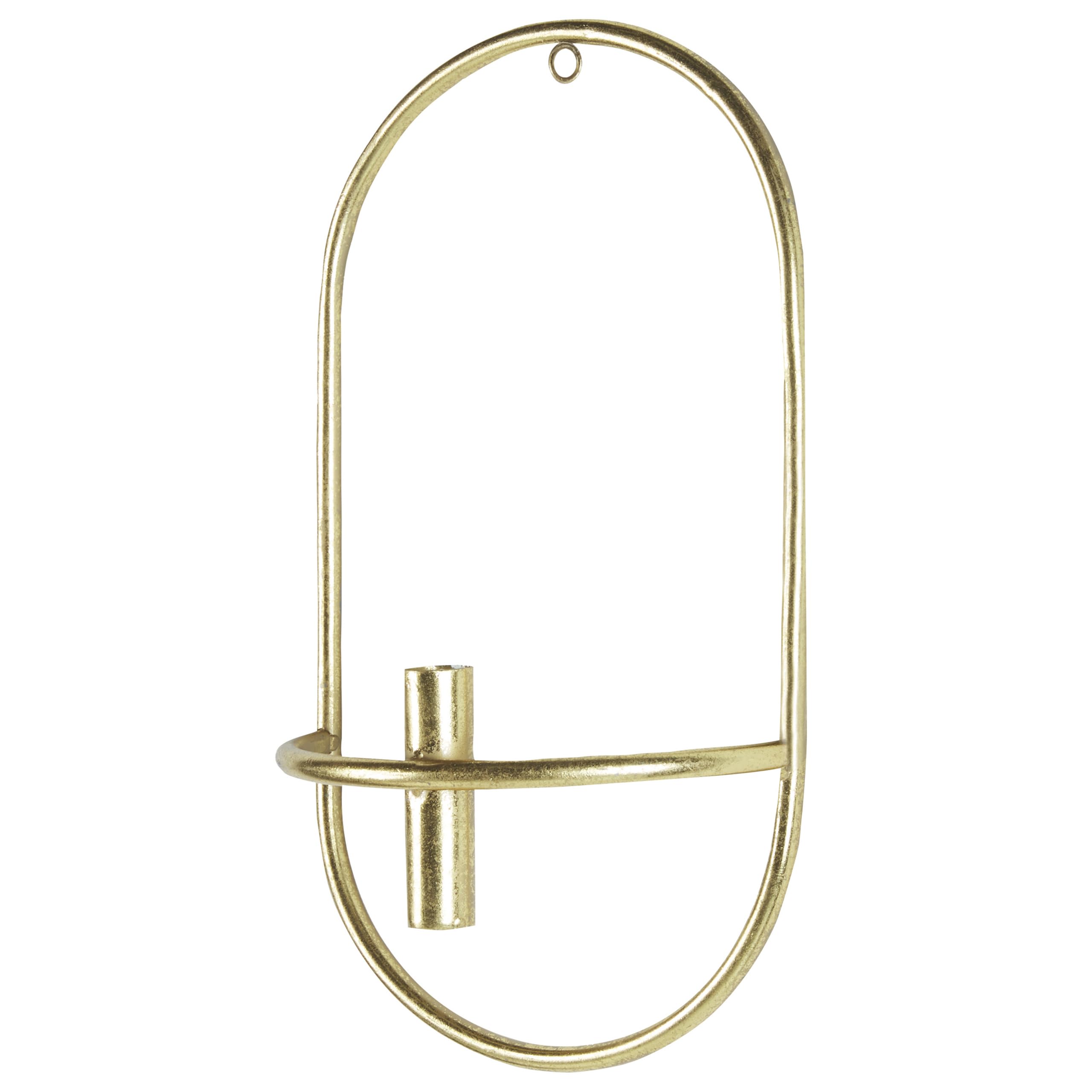 beliani-caviana-wandkerzenhalter-2er-set-gold-metall-oval image 5