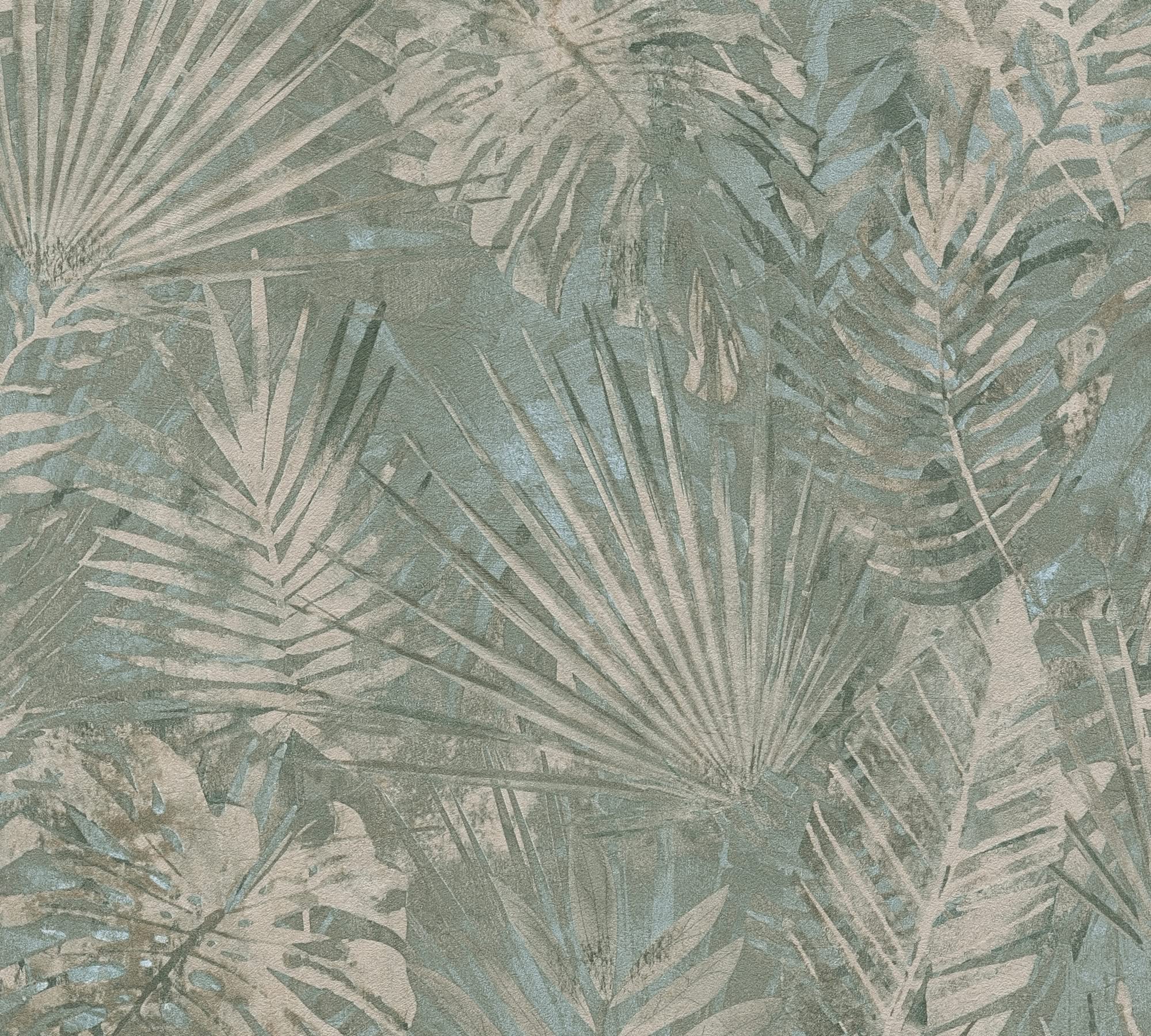 a-s-cr-ation-386382-vliestapete-dschungel-blau-10-05m image 3