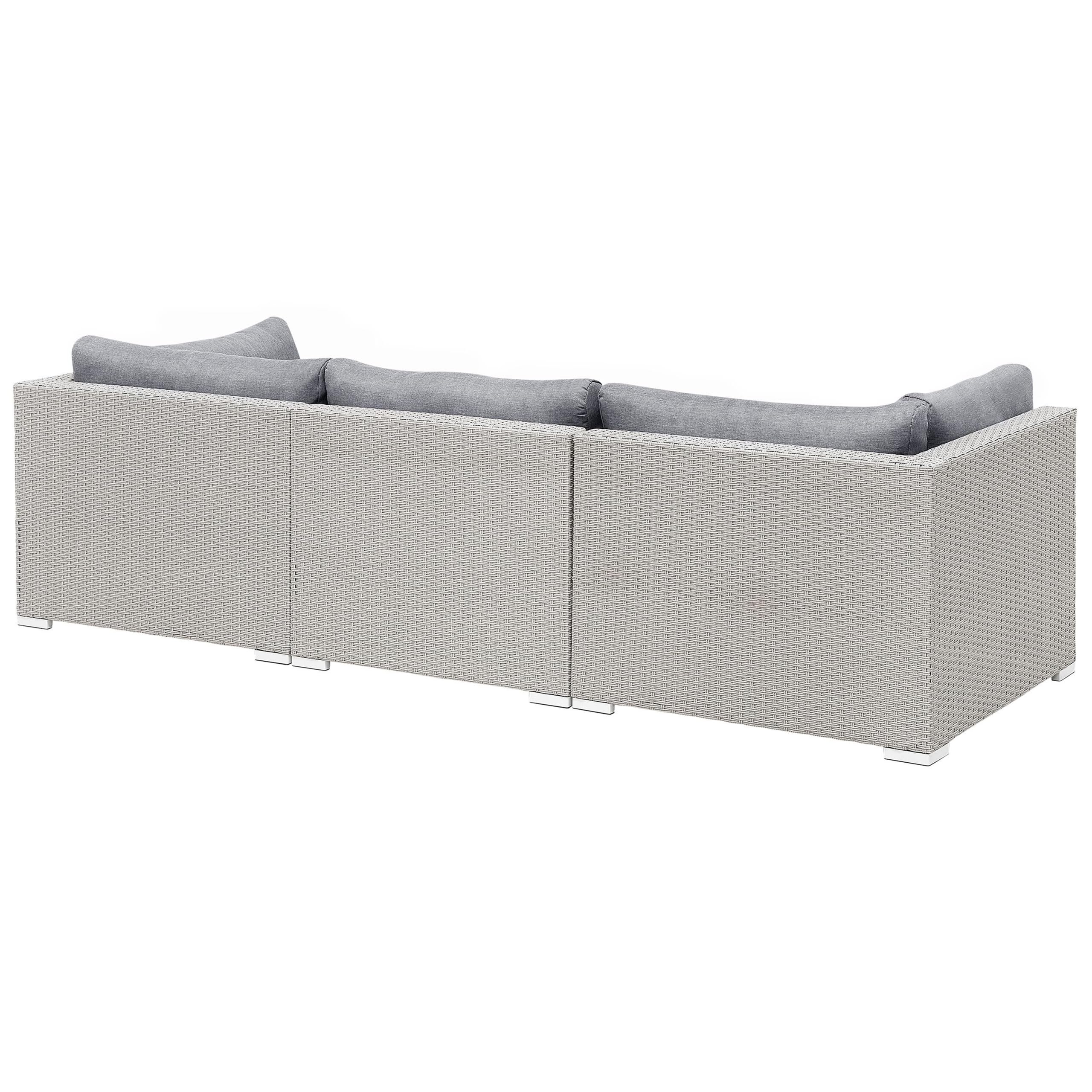 beliani-sano-ii-loungeset-rattan-hellgrau-links-4-personen image 7