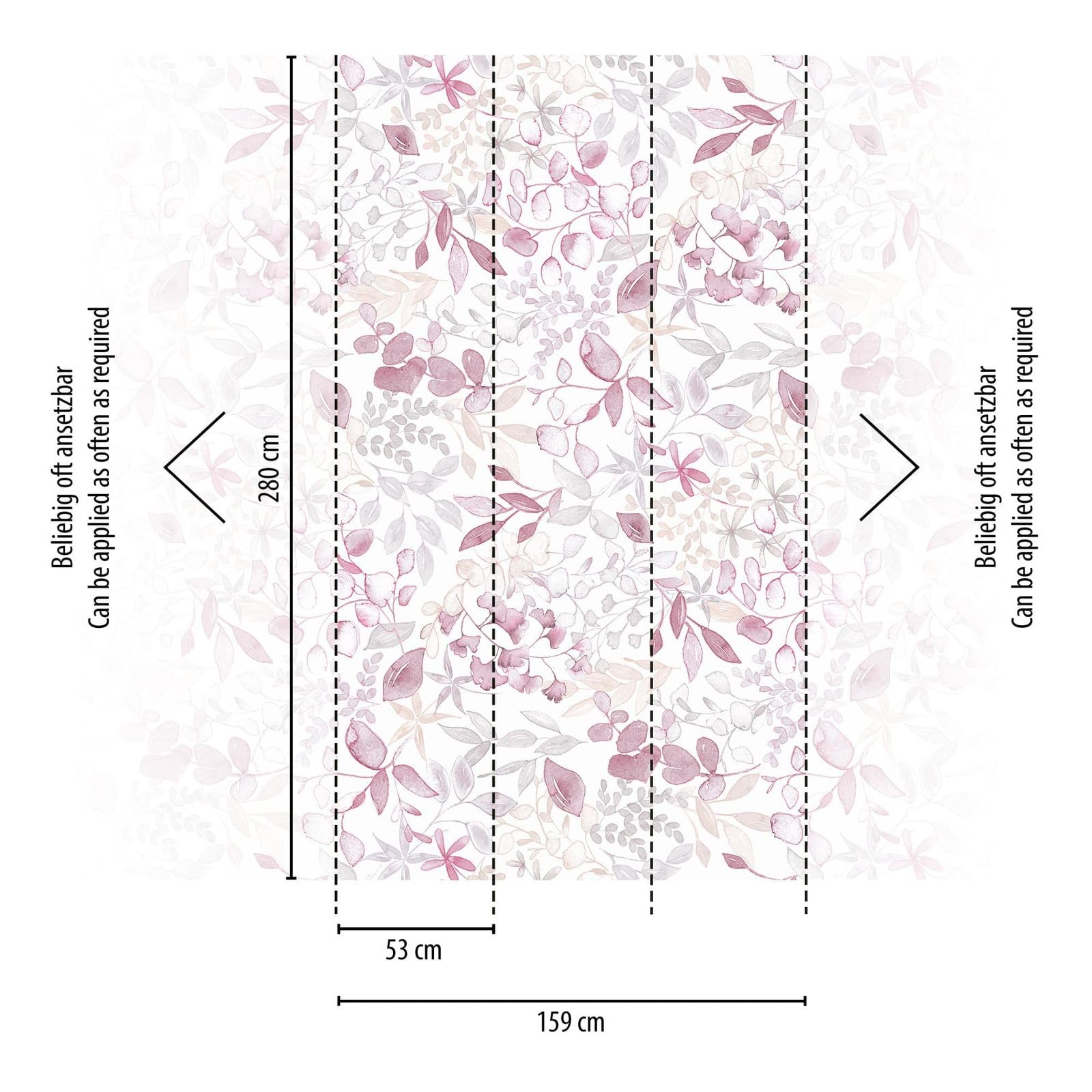 a-s-cr-ation-396922-vliestapete-blumen-rosa-grau-10-05-m image 3