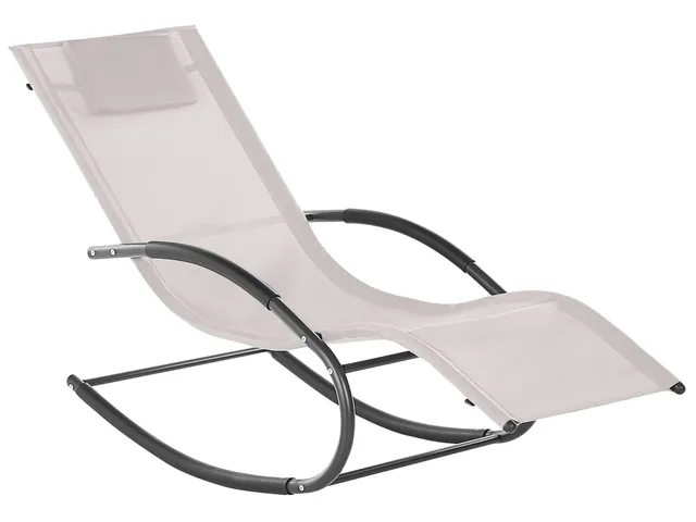 beliani-carano-ii-schaukelliege-mesh-beige-stahl-150-kg image 1