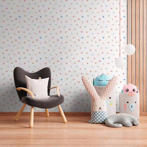 a-s-cr-ation-little-love-381471-kindertapete-punkte-bunt image 6