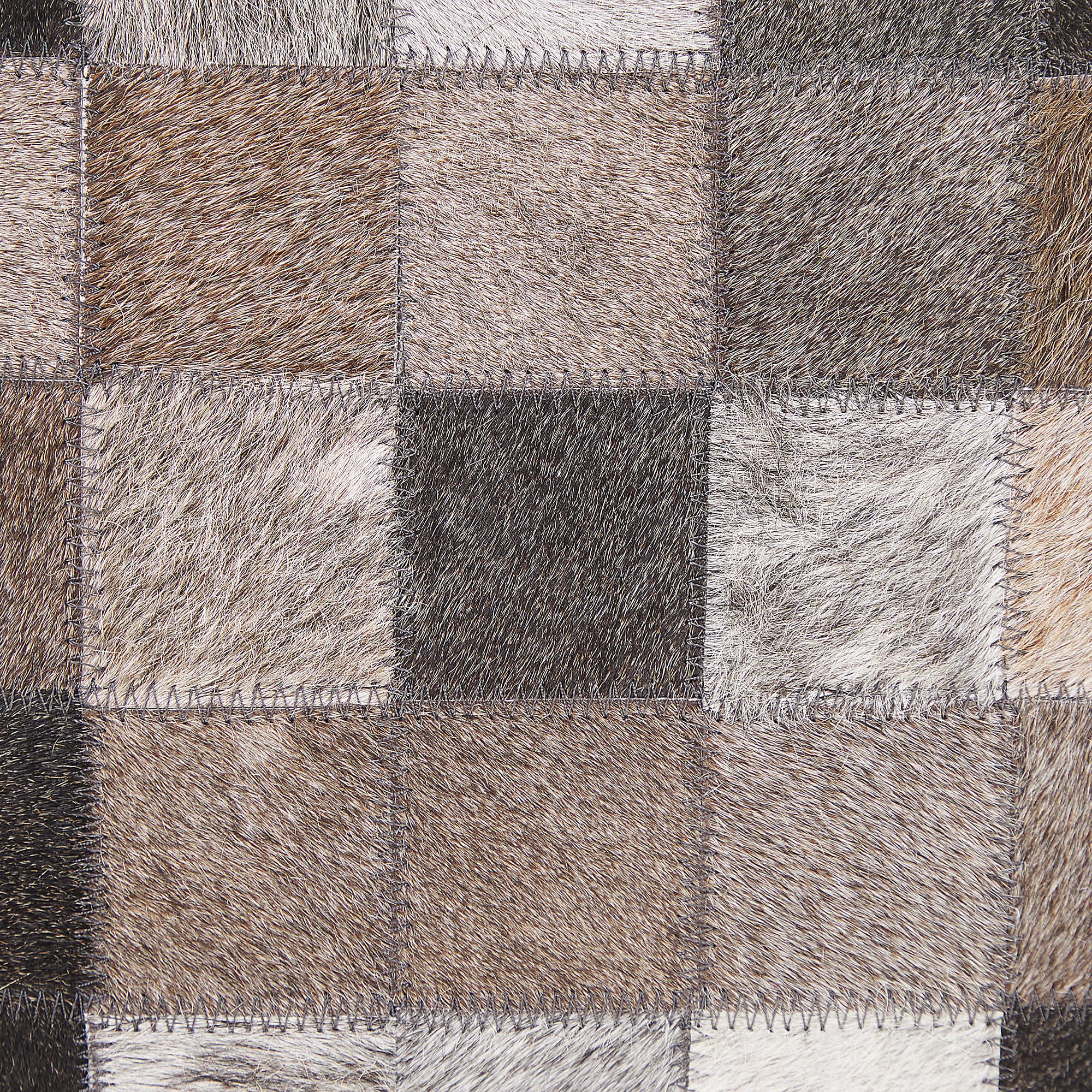 beliani-armutlu-teppich-kuhfell-patchwork-160x230-braun image 6
