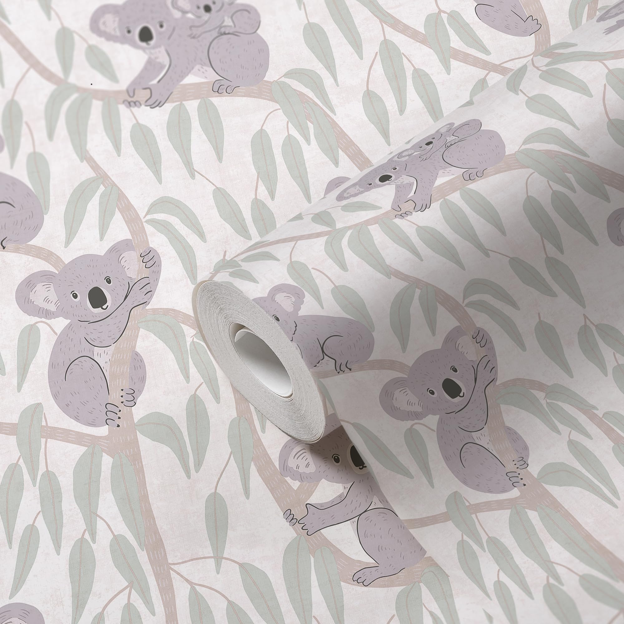 a-s-cr-ation-lilly-luis-koala-vliestapete-beige-gr-n-10-05m image 4