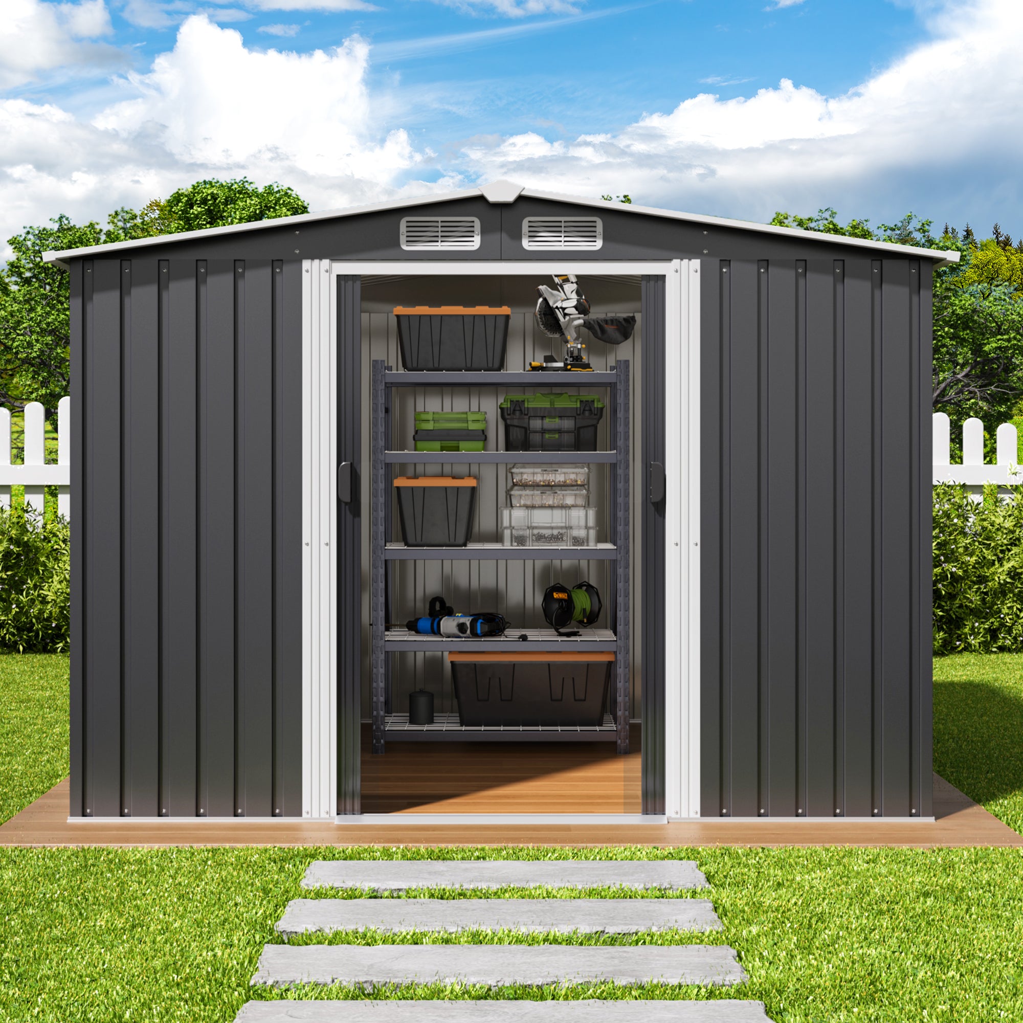 bealife-cc28-ger-tehaus-metall-247x193-dunkelgrau-schloss image 2
