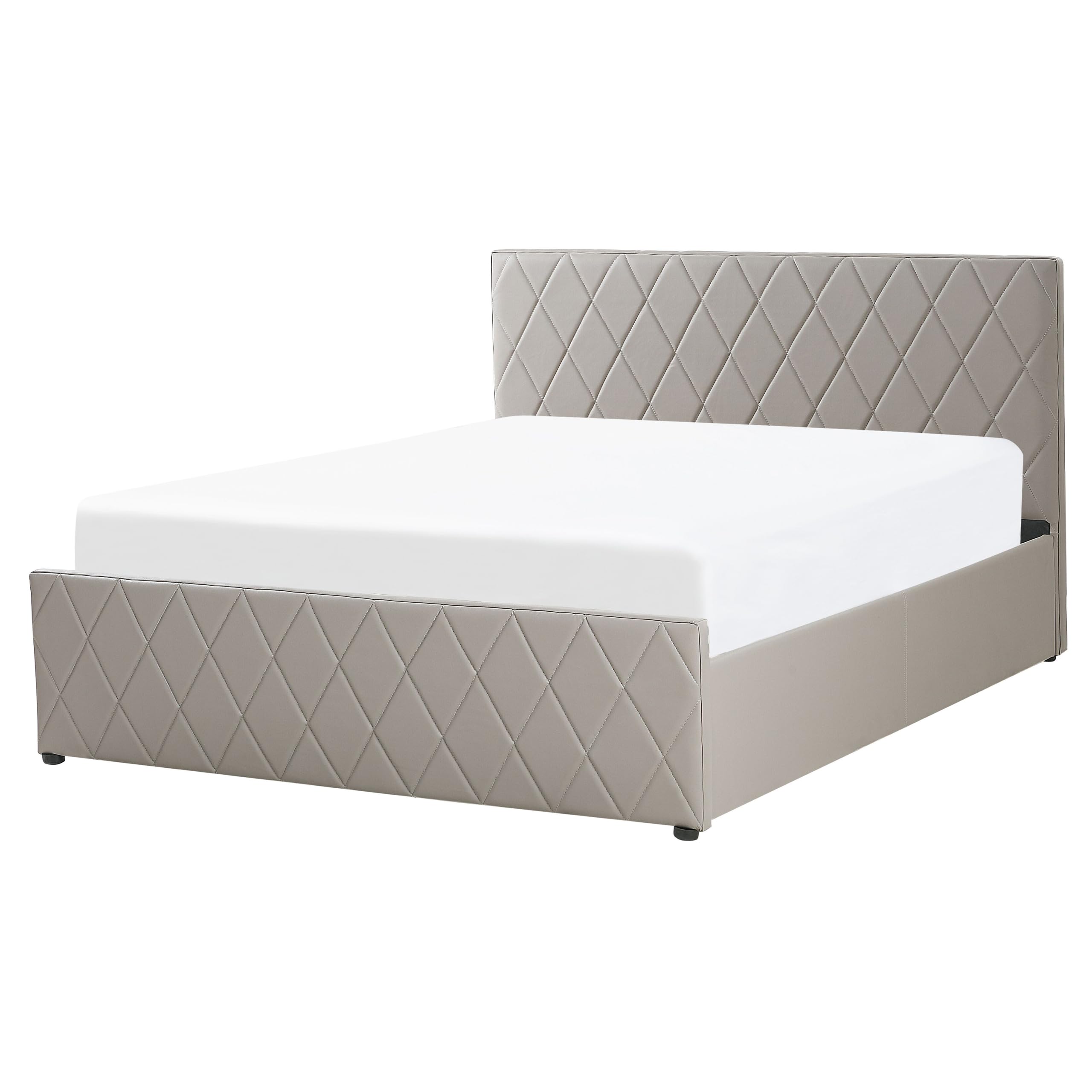 beliani-rochefort-doppelbett-160x200-bettkasten-grau-kunstleder image 5