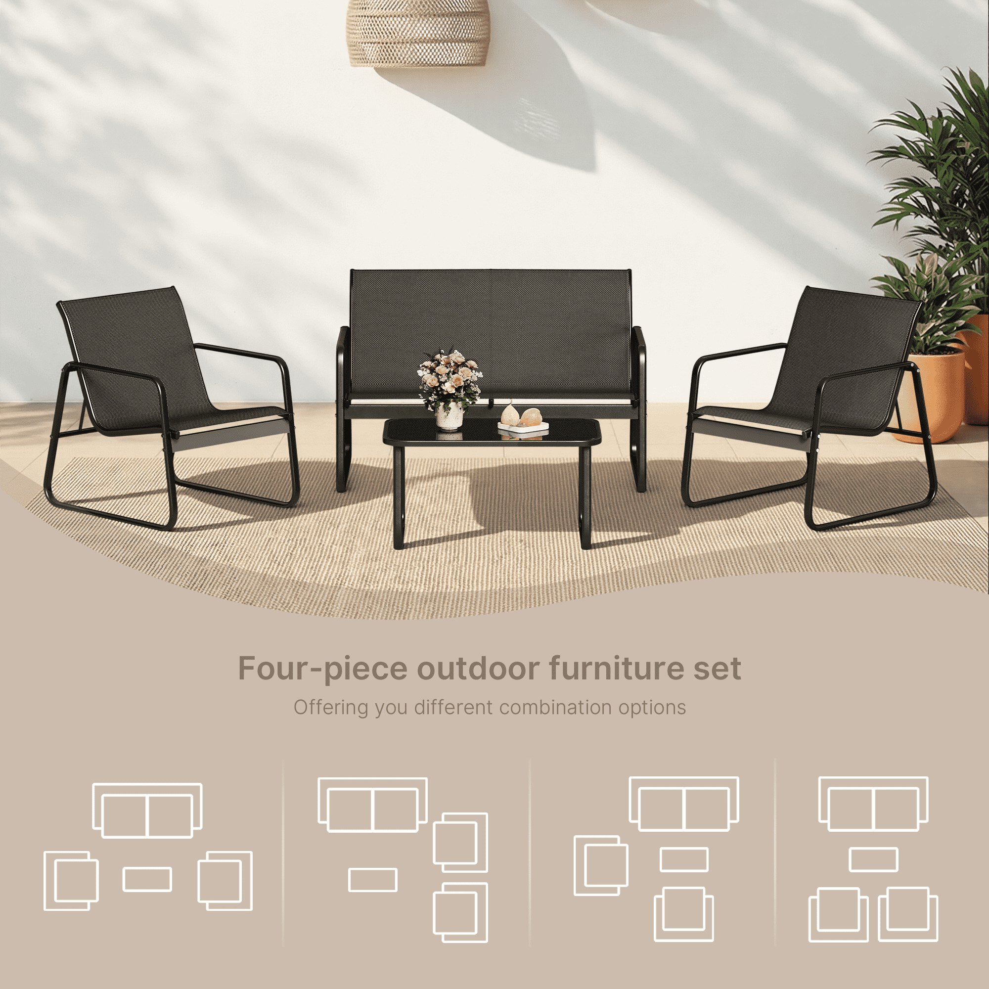 bealife-wr250-gartenm-bel-set-schwarz-4-teilig-rattan-glas image 6