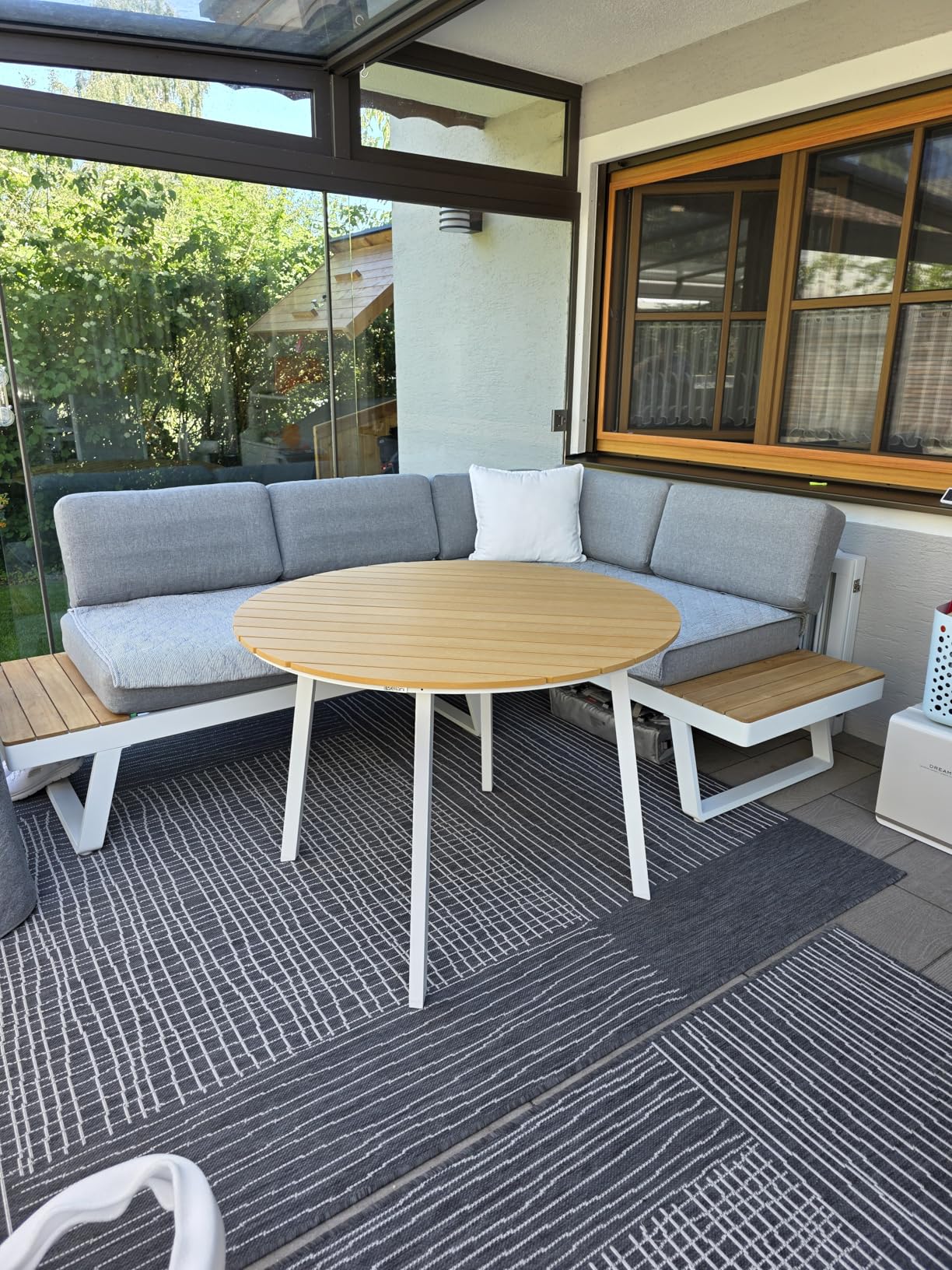 Stabil auf Terrasse