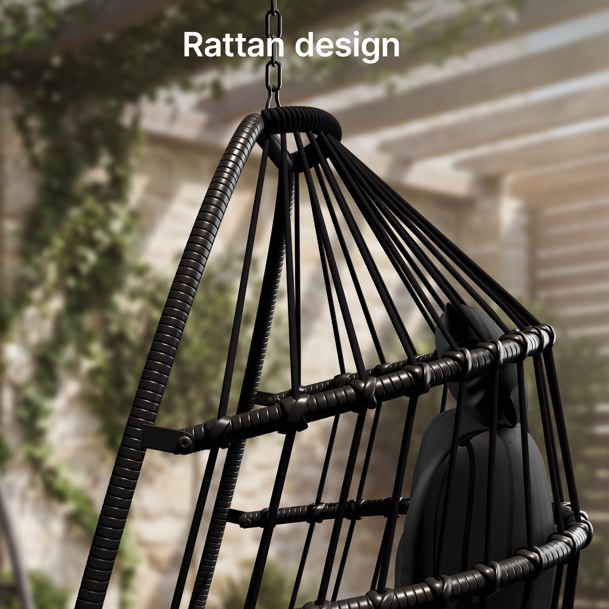 bealife-cd01-h-ngesessel-rattan-schwarz-mit-kissen image 6