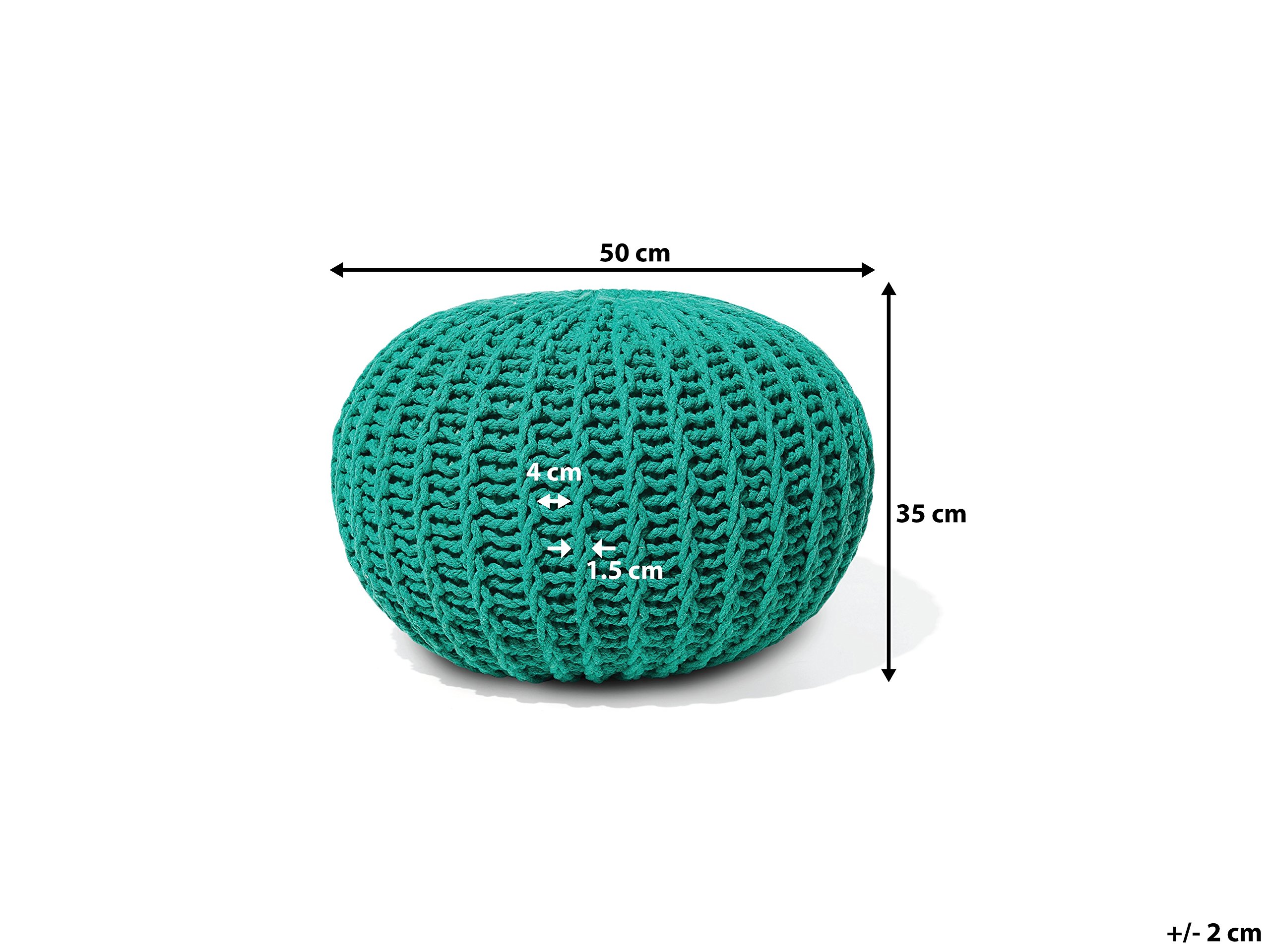 beliani-conrad-ii-pouf-strick-smaragdgr-n-52x35-cm image 8