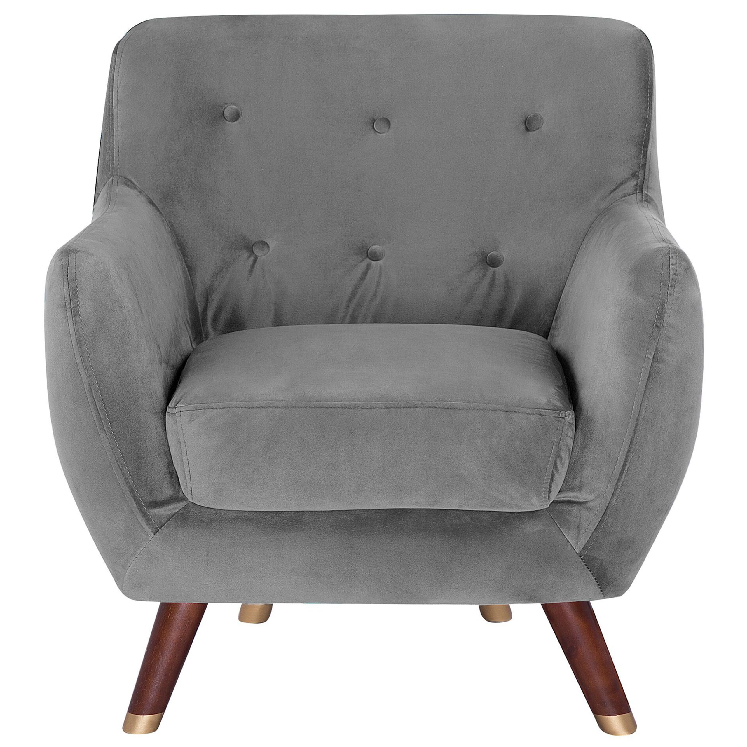 beliani-bodo-sessel-samt-grau-zweisitzer-188-cm image 4