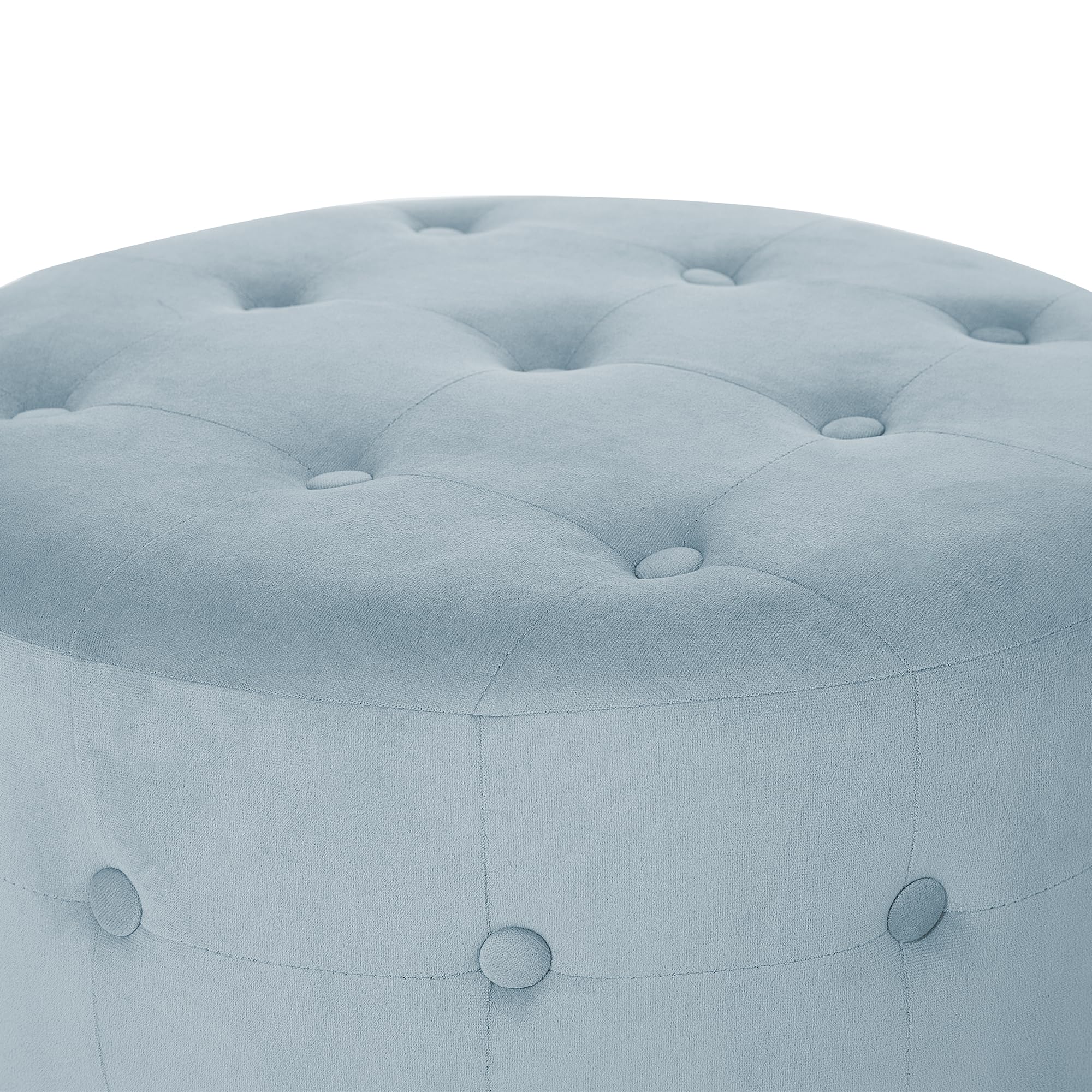 beliani-tampa-hocker-samt-grau-rund-55x30-mit-steppung image 5