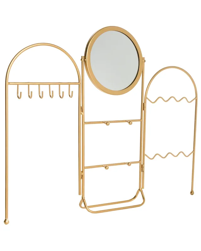 beliani-pirou-schmuckst-nder-spiegel-gold-metall image 1