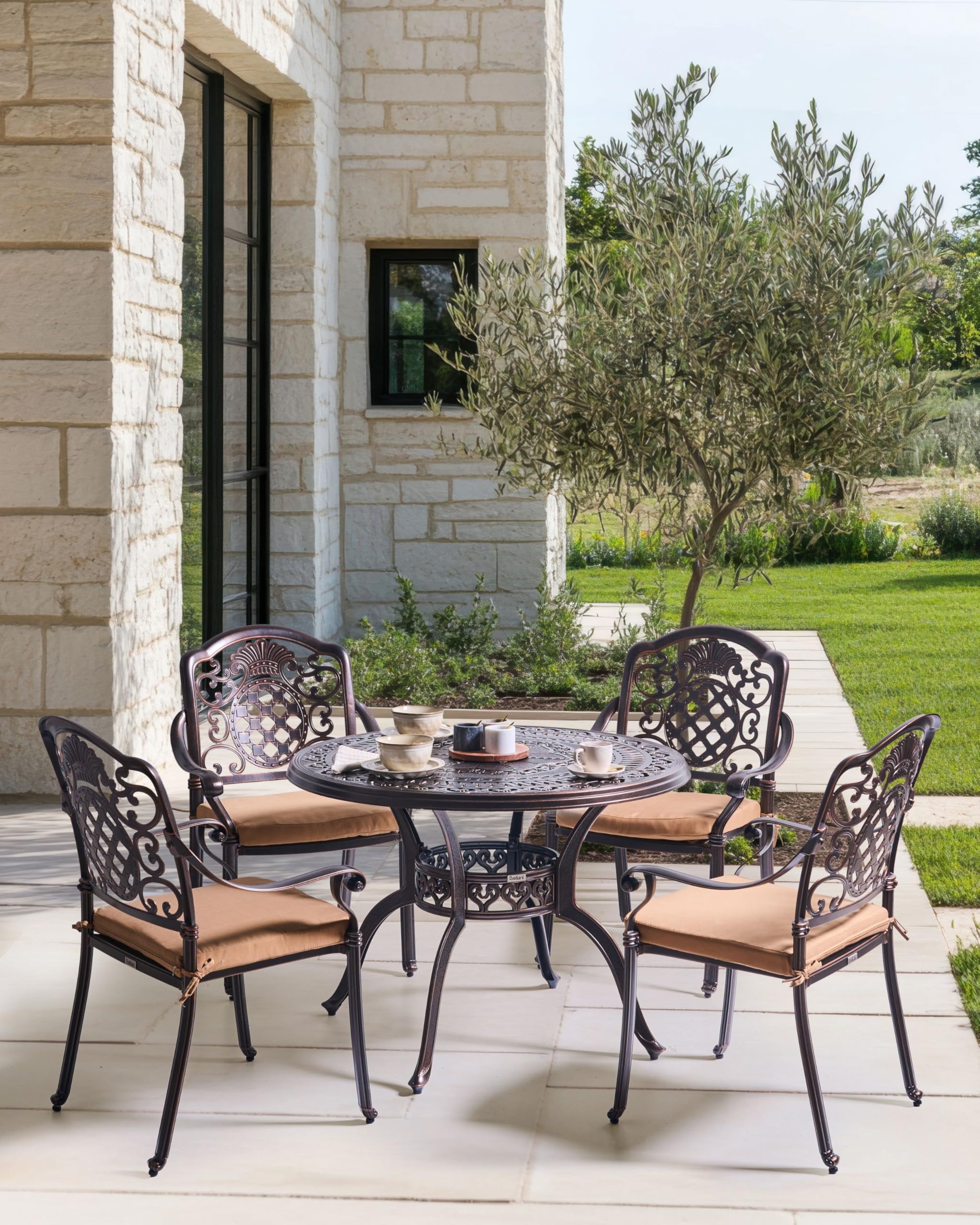 beliani-salento-gartenm-bel-set-dunkelbraun-tisch-4-st-hle image 2