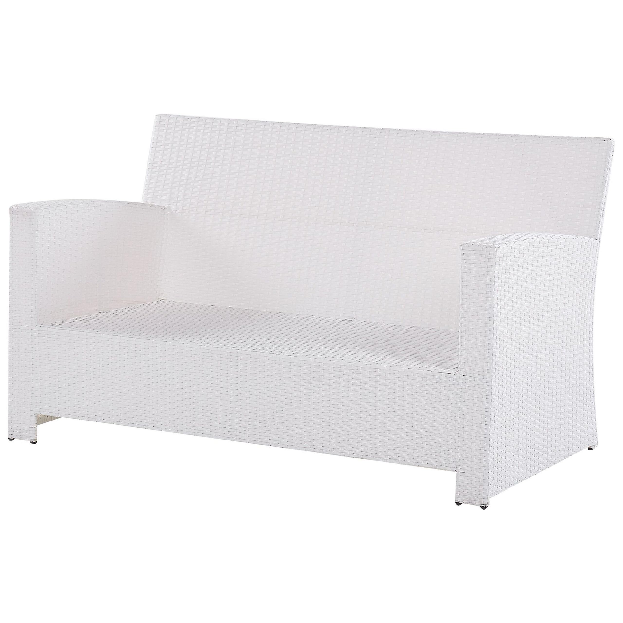 beliani-san-marino-loungeset-rattan-wei-4-personen image 5