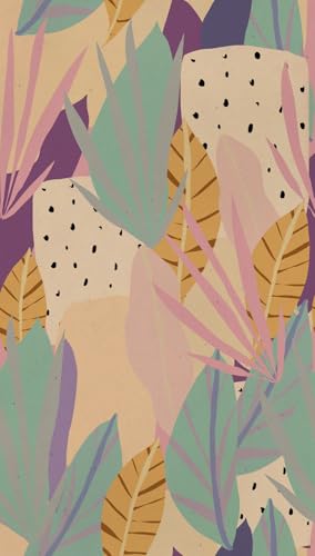 a-s-cr-ation-livingwalls-fototapete-bl-tter-beige-gr-n-xxl image 5