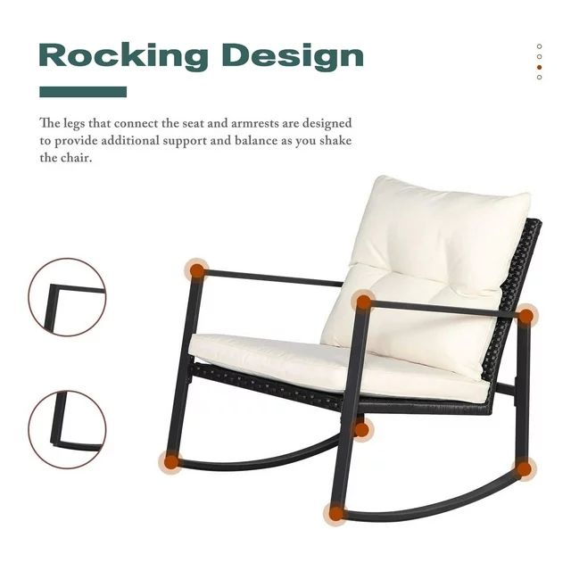 homall-patio-furniture-gartenm-bel-set-3-tlg-schwarz image 3