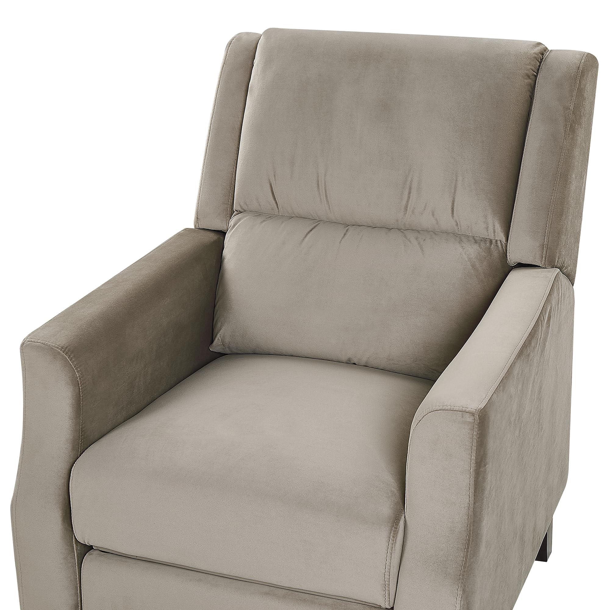beliani-egersund-fernsehsessel-samt-taupe-beige-verstellbar image 7