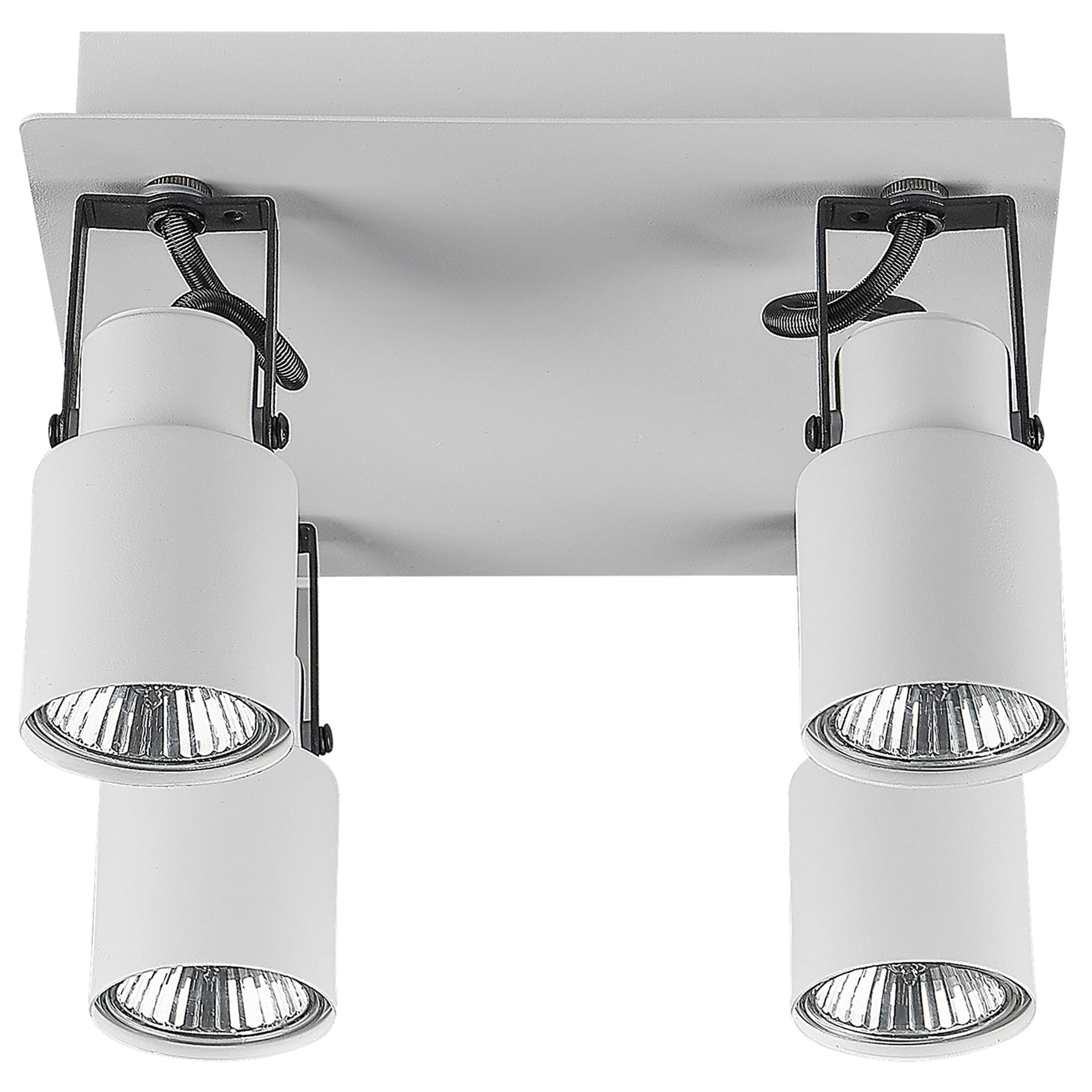 beliani-bonte-deckenleuchte-wei-4-flammig-metall-verstellbar image 4