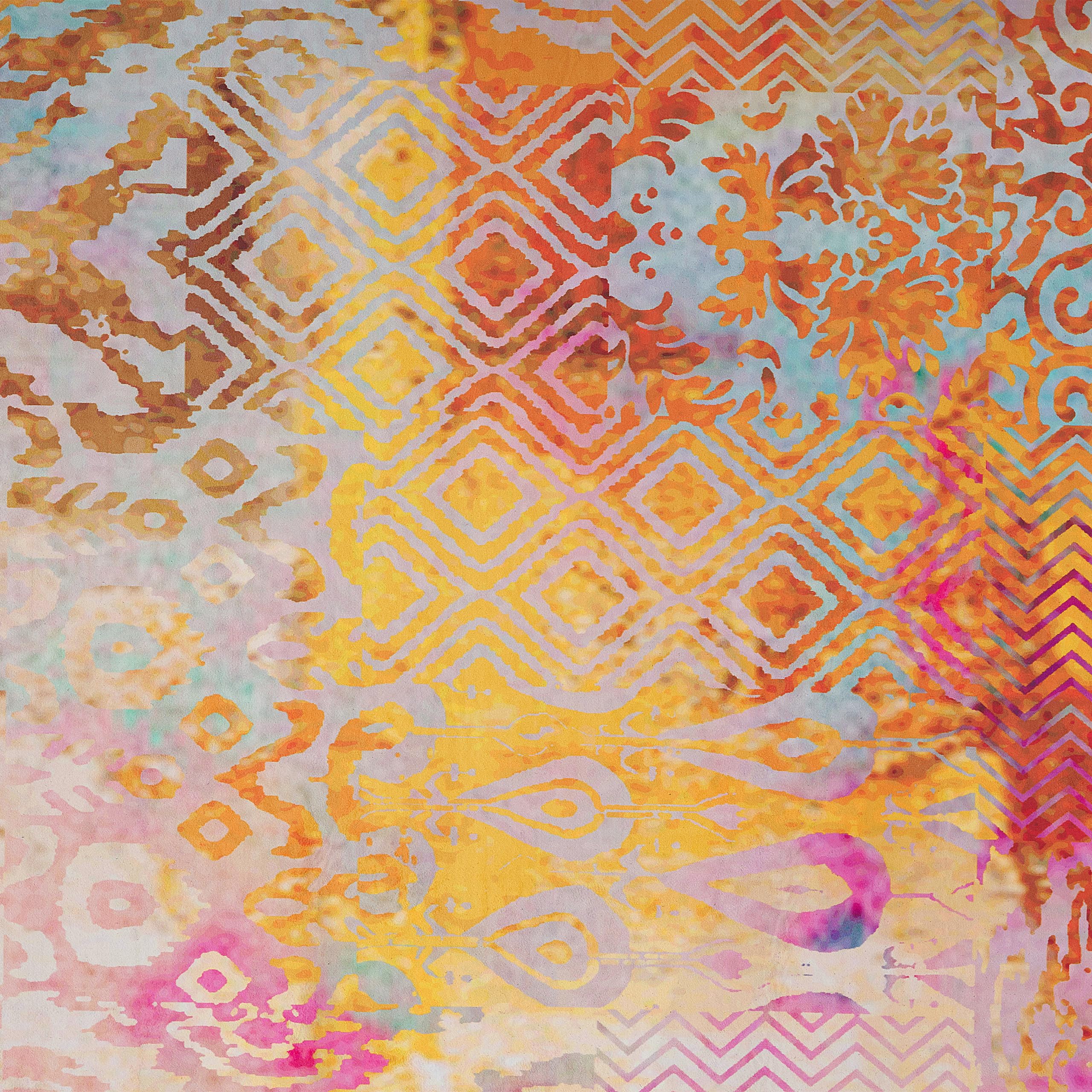 beliani-isparta-teppich-bunt-80x150-cm-kurzflor-abstrakt image 6