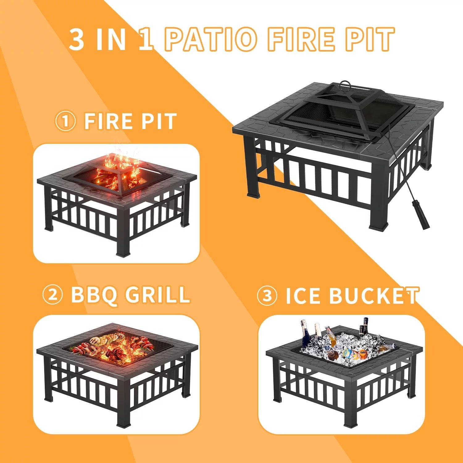 homall-patio-furniture-feuertisch-81cm-schwarz-4in1-grills image 2