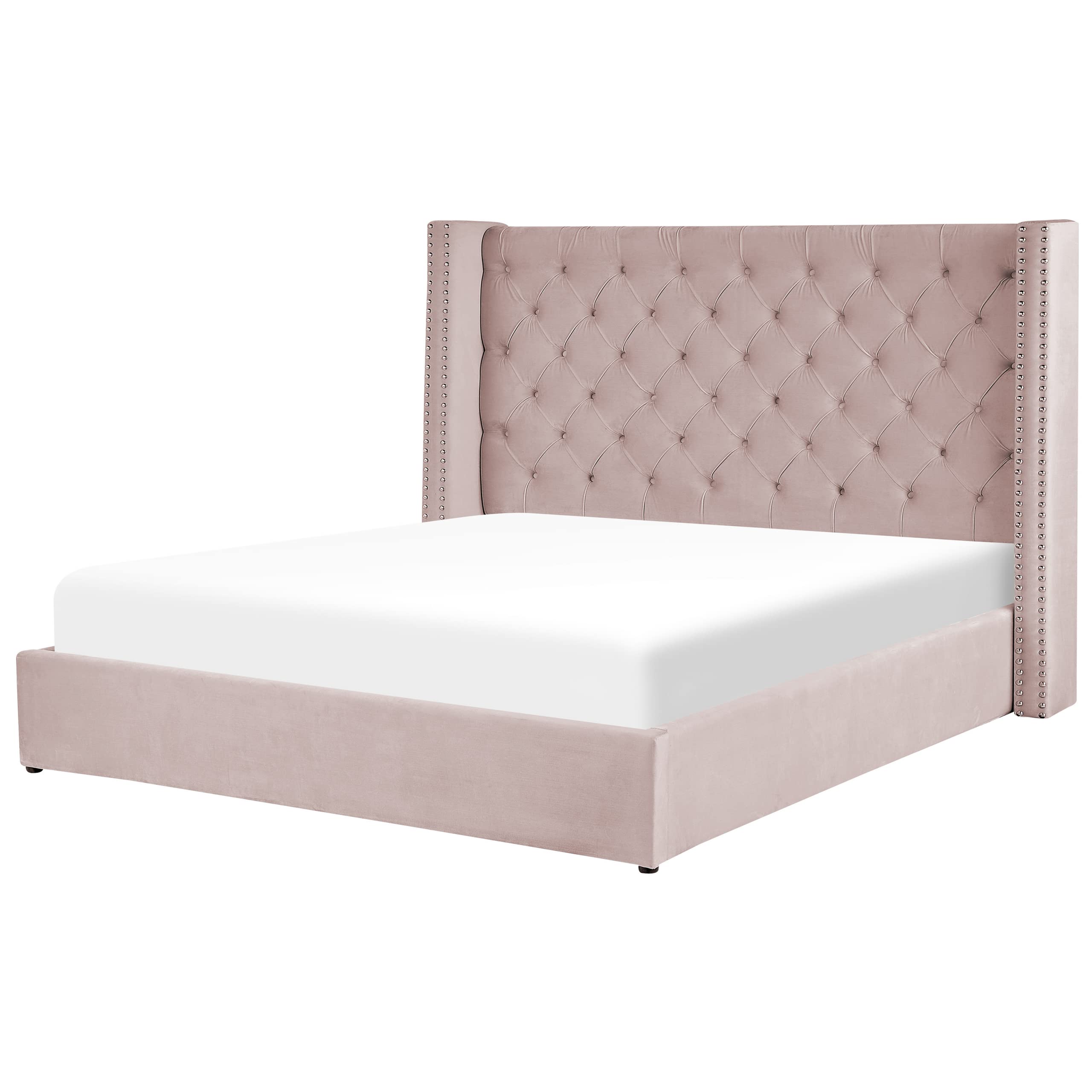 beliani-lubbon-polsterbett-180x200-rosa-samt-mit-bettkasten image 5