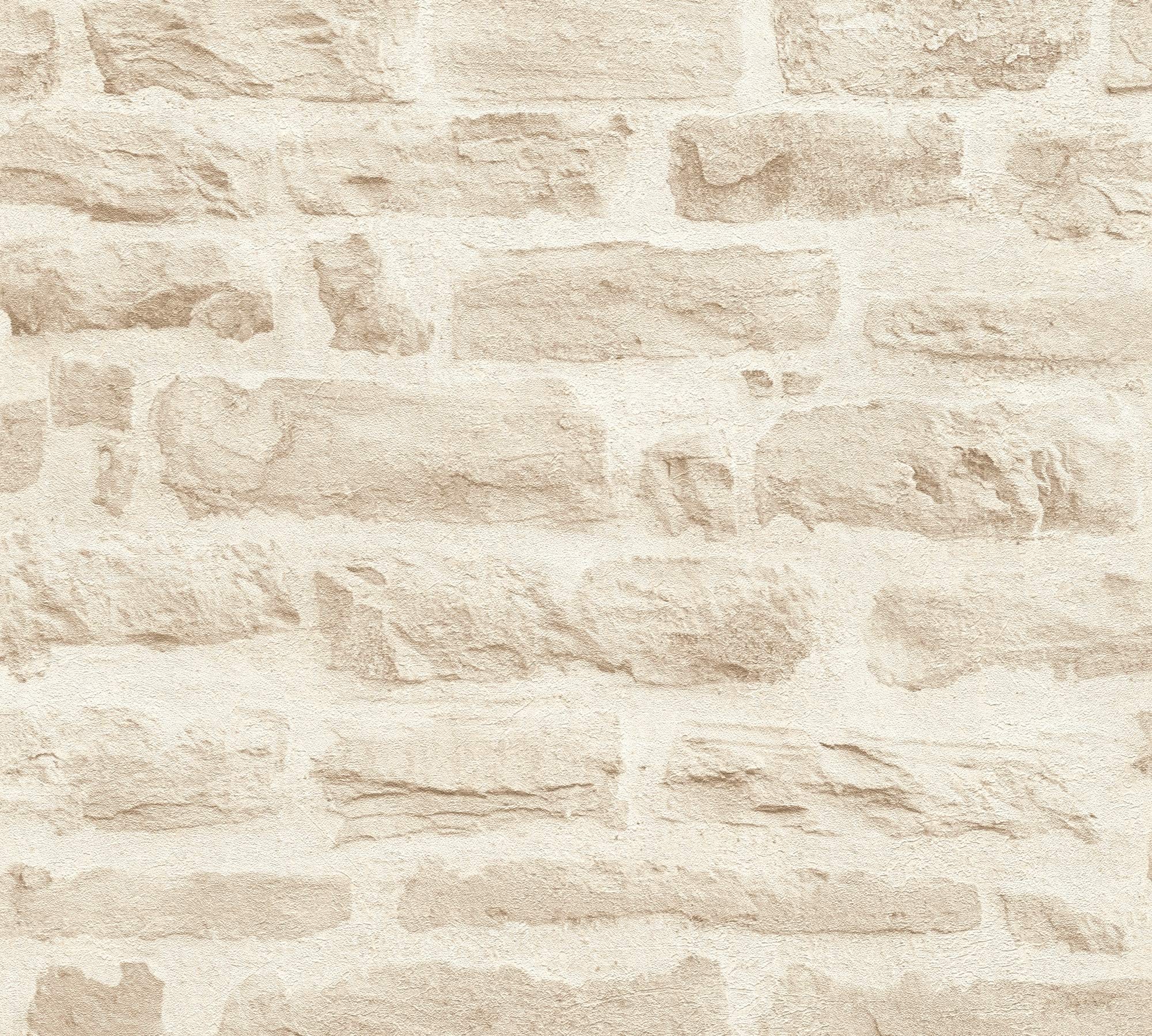 a-s-cr-ation-wood-n-stone-steintapete-beige-creme-355803 image 4