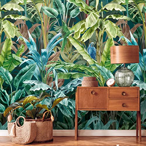 a-s-cr-ation-travel-styles-fototapete-papagei-gr-n-blau image 4