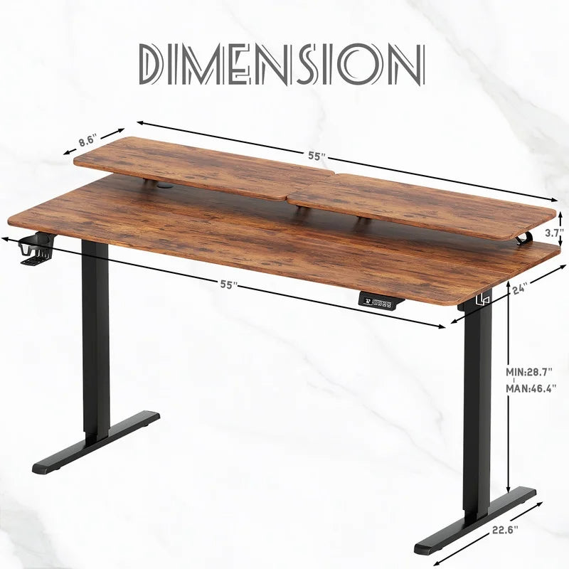 homall-standing-desk-schreibtisch-schwarz-160-cm-elektrisch-2 image 7