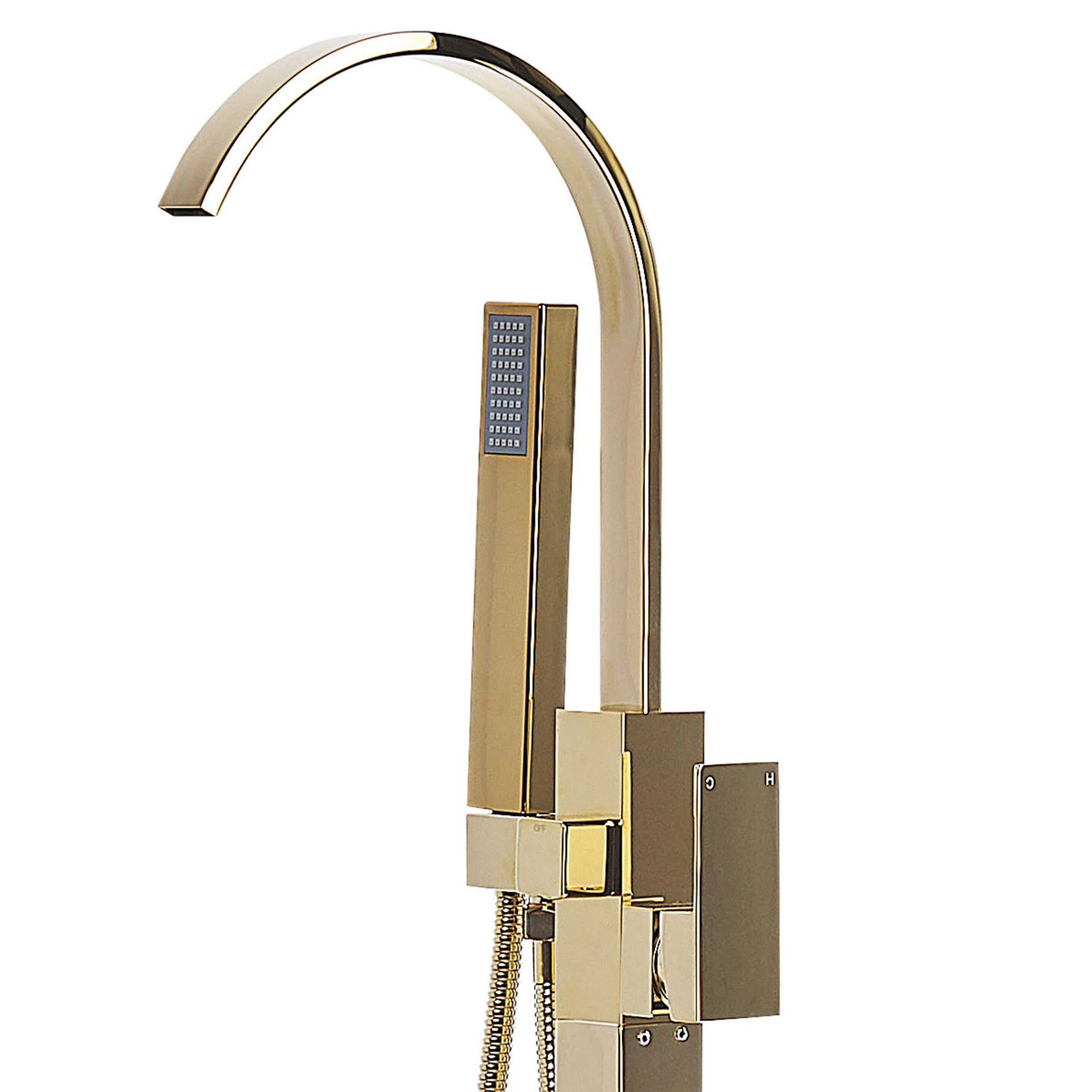 beliani-ribbon-freistehende-badewannenarmatur-gold-messing image 5