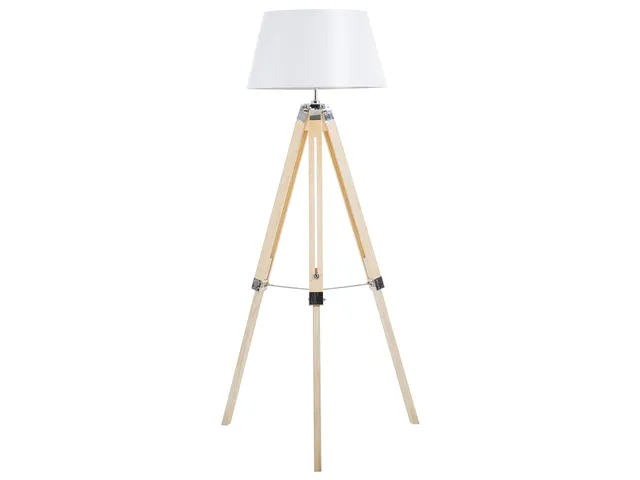 beliani-lampen-madeira-stehleuchte-wei-holz-e27 image 1