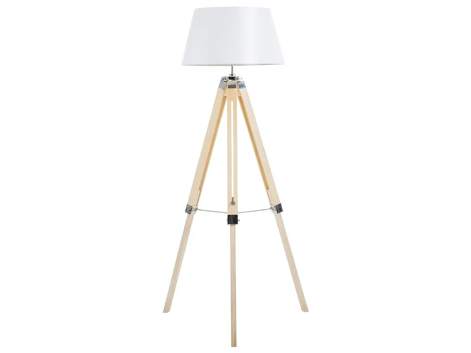 beliani-lampen-madeira-stehleuchte-wei-holz-e27 image 1