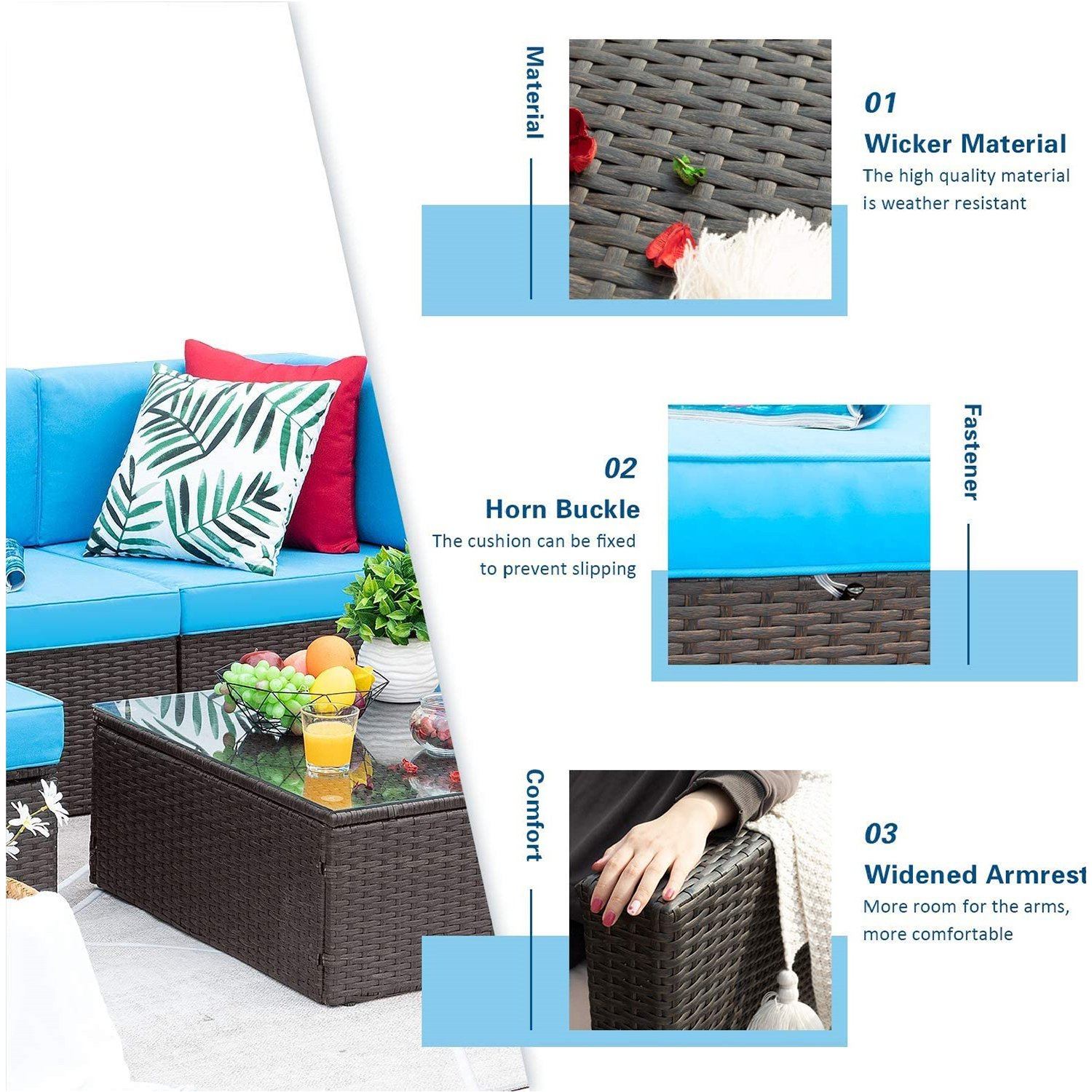 homall-rattanm-bel-lounge-set-beige-6-teilig-wetterfest image 3