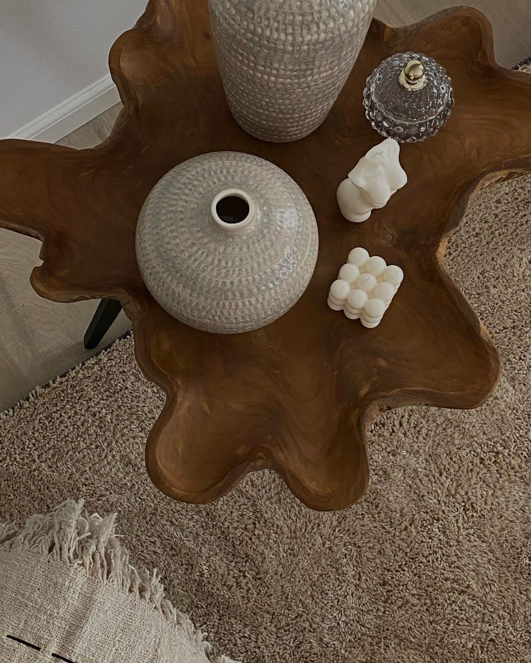 beliani-demre-teppich-160x230-beige-hochflor-shaggy image 6