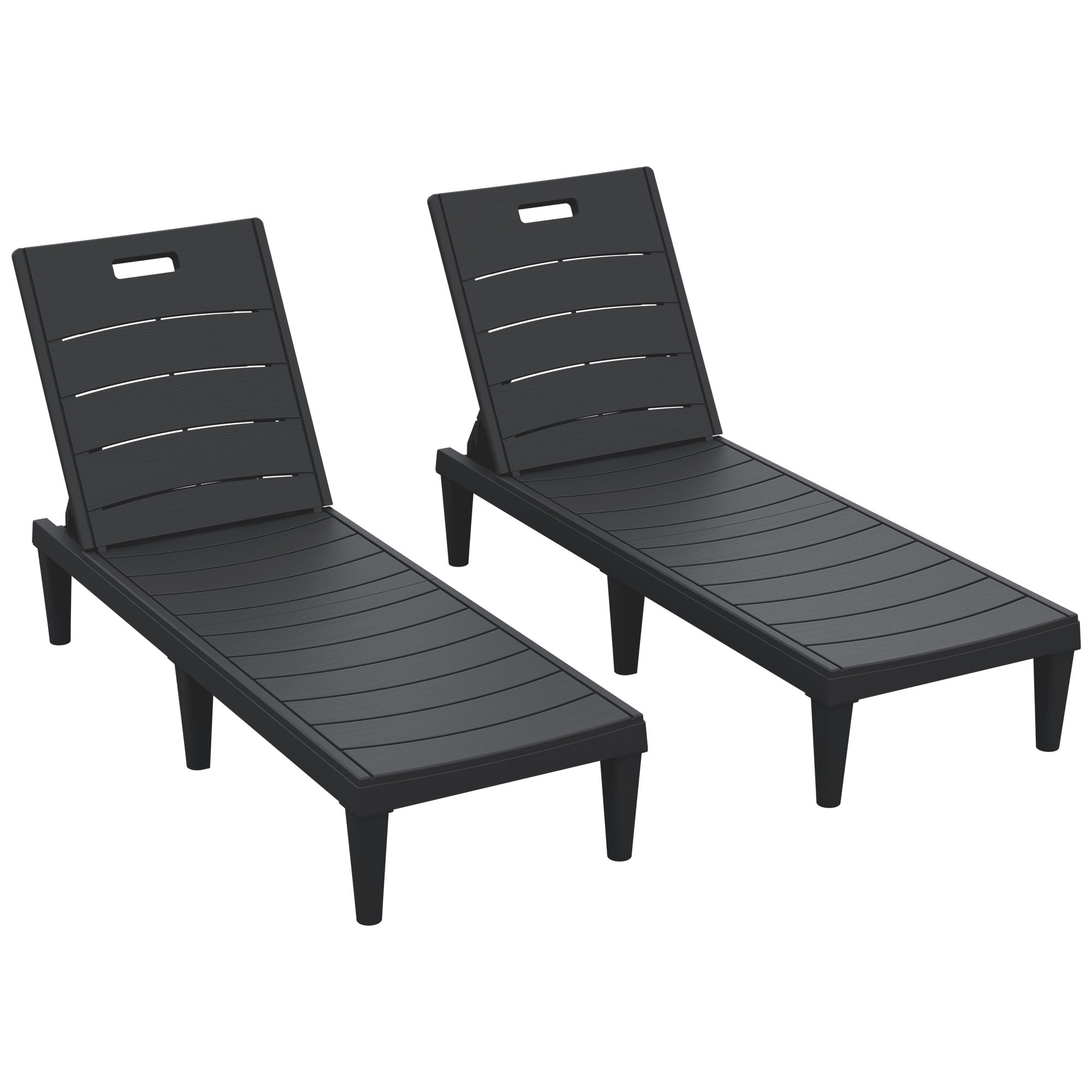 homall-patio-furniture-sonnenliege-schwarz-2er-verstellbar-wetterfest image 1