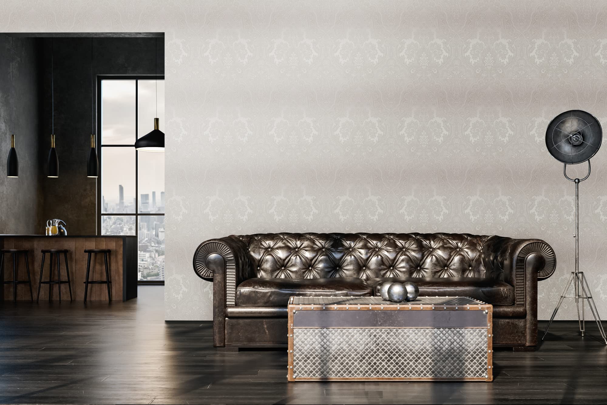 a-s-cr-ation-my-home-my-spa-vliestapete-barock-grau image 3