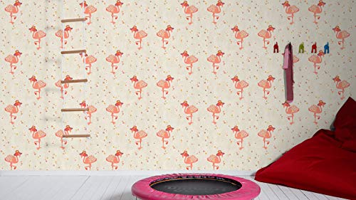a-s-cr-ation-cozz-vliestapete-362912-flamingos-grau-beige image 8