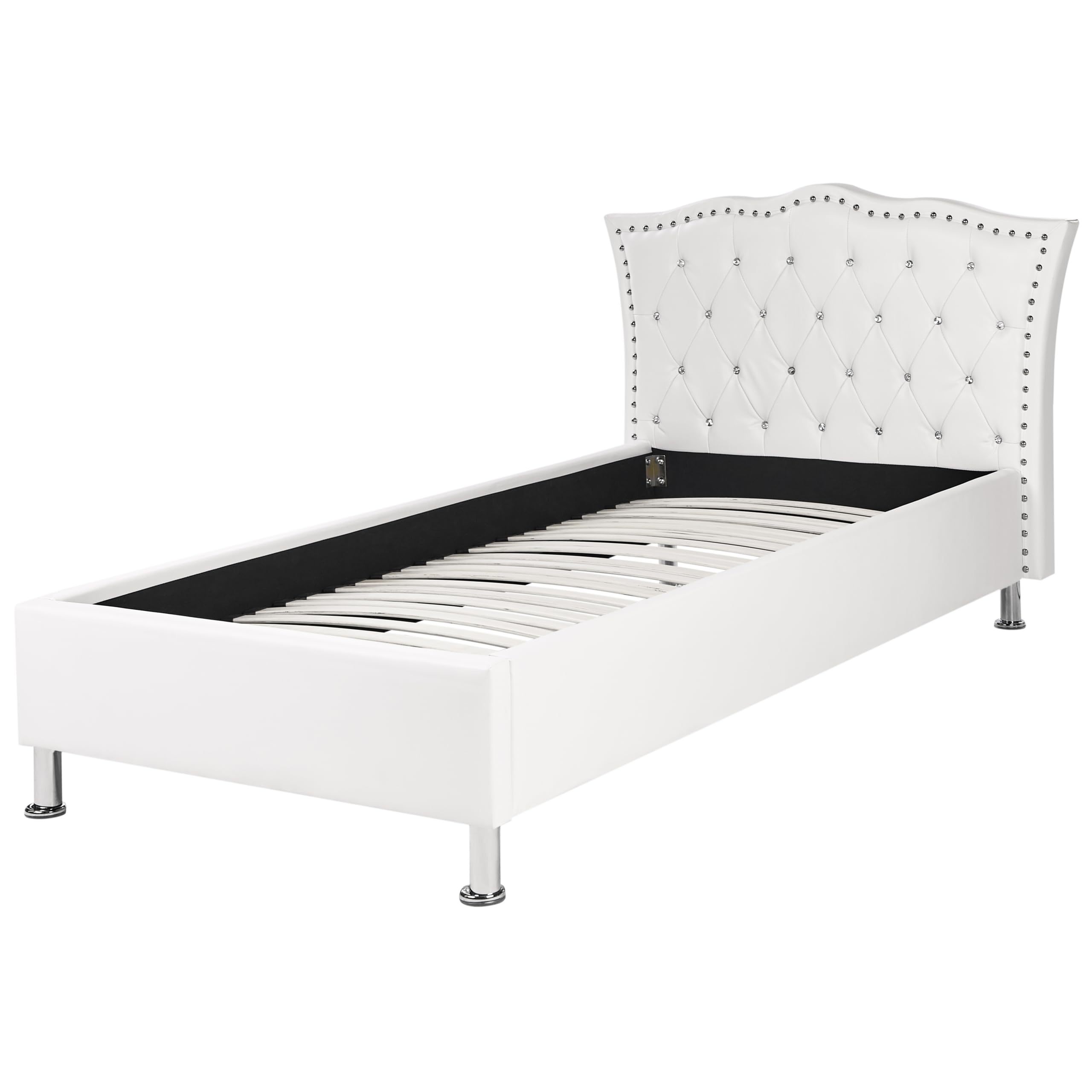 beliani-metz-bett-90x200-wei-kunstleder-einzelbett image 4