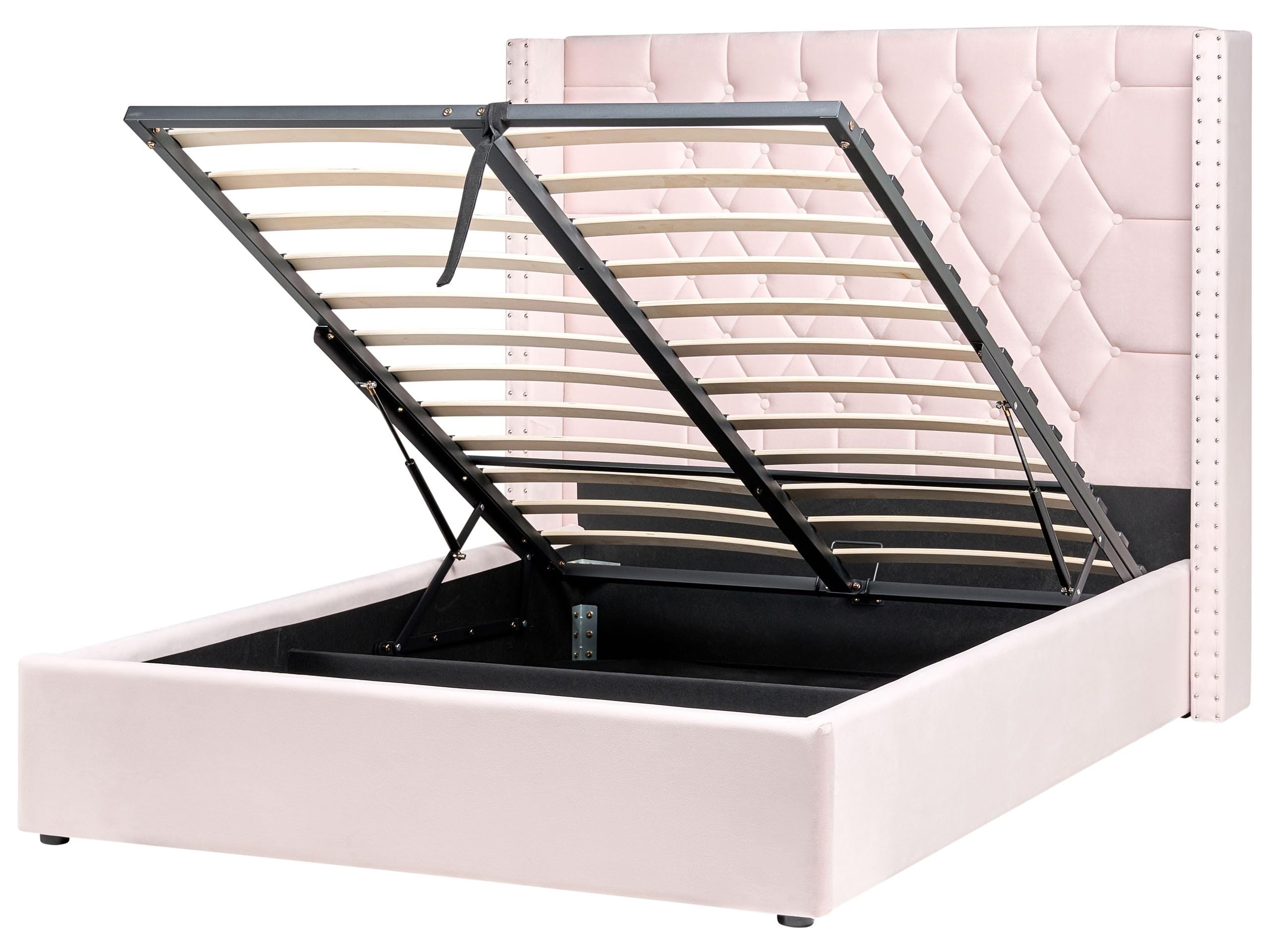 beliani-lubbon-polsterbett-140x200-rosa-samt-mit-bettkasten image 1