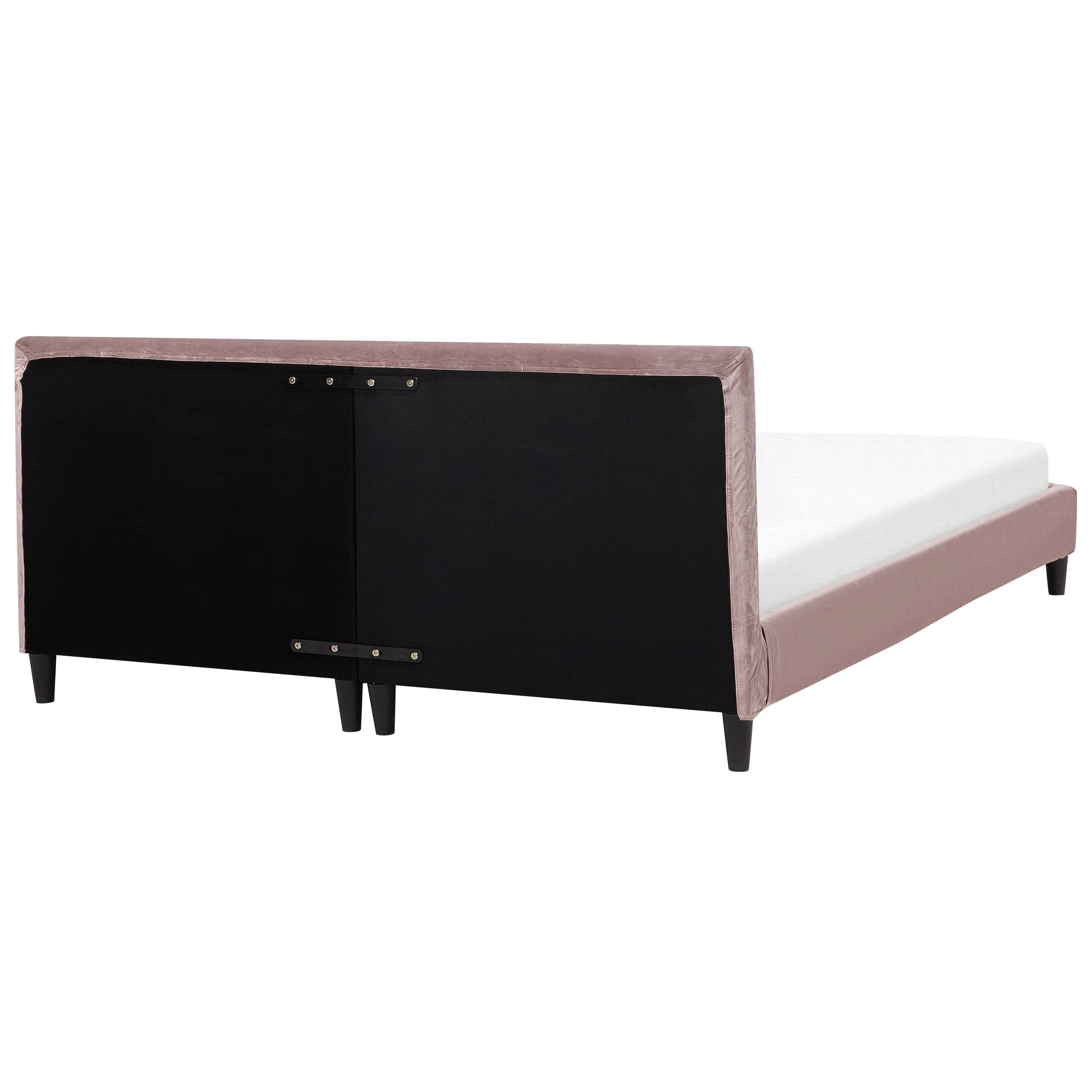 beliani-fitou-doppelbett-rosa-180x200-cm-samt image 6