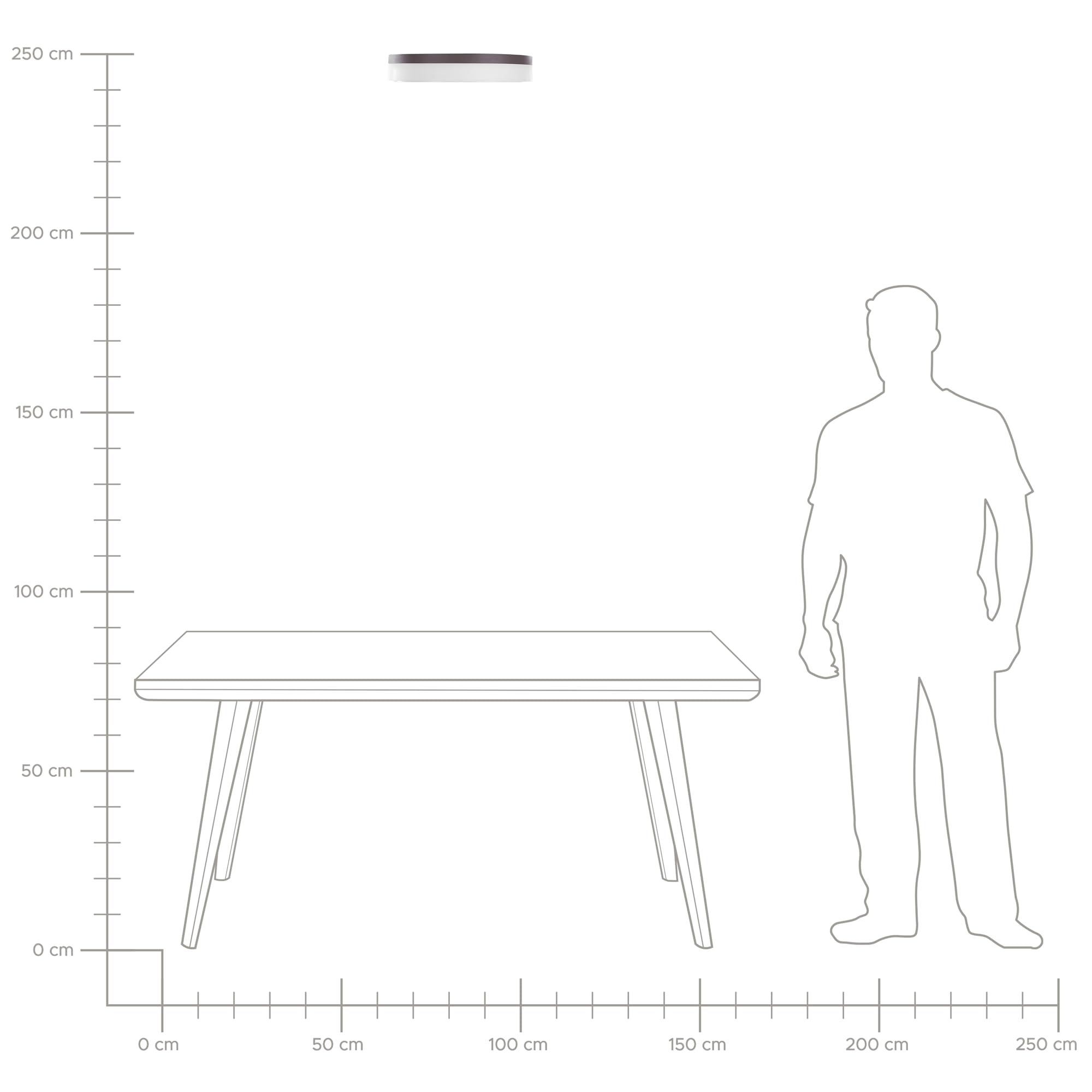 beliani-sakae-led-deckenleuchte-wei-rund-flach-40-cm image 7