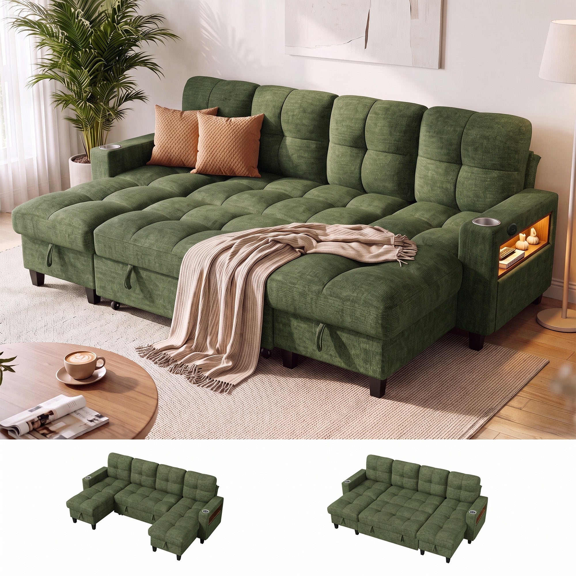 homall-sofa-modular-ecksofa-stoff-grau-mit-stauraum-usb image 8