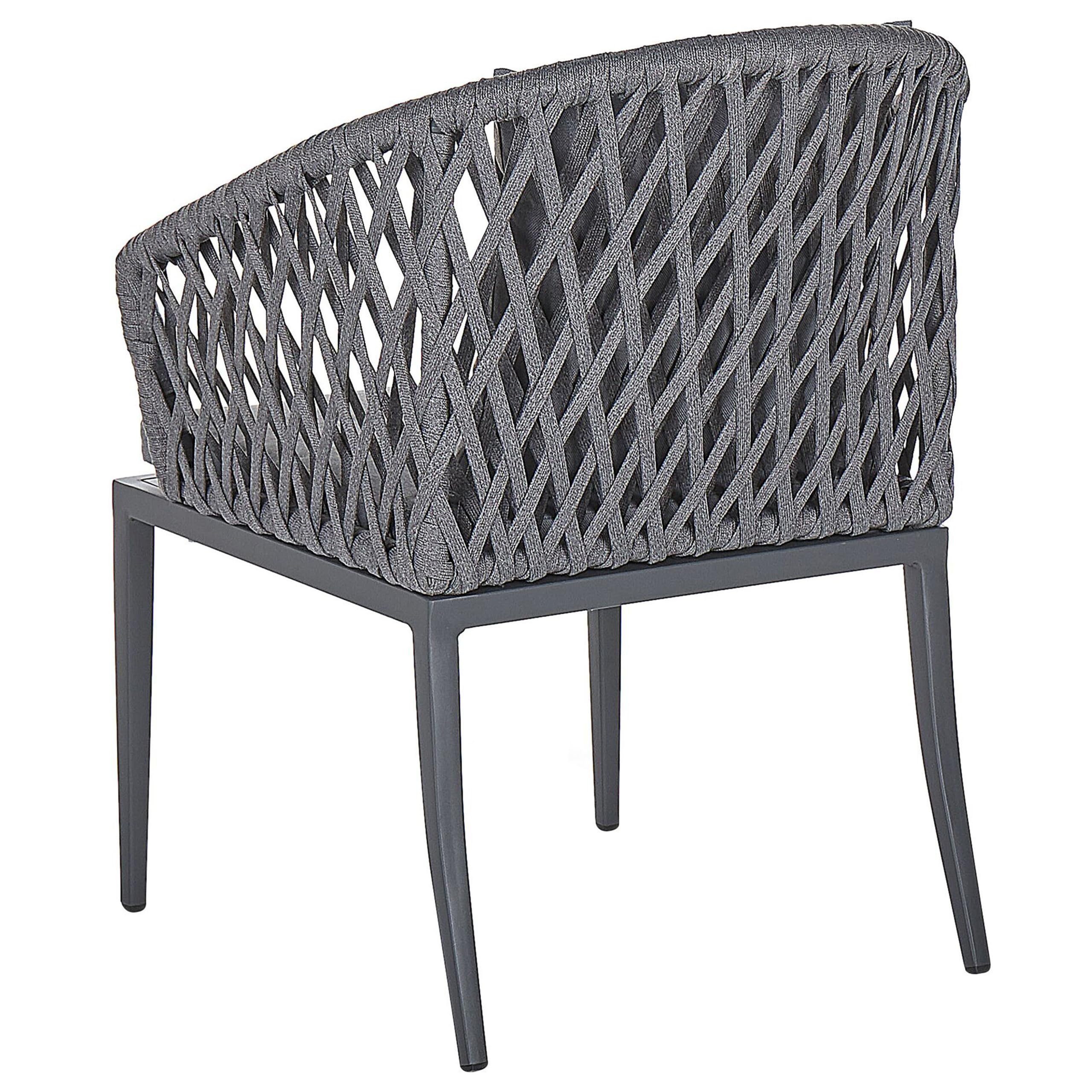 beliani-lipari-gartenm-bel-set-grau-alu-140x80-4-st-hle image 7